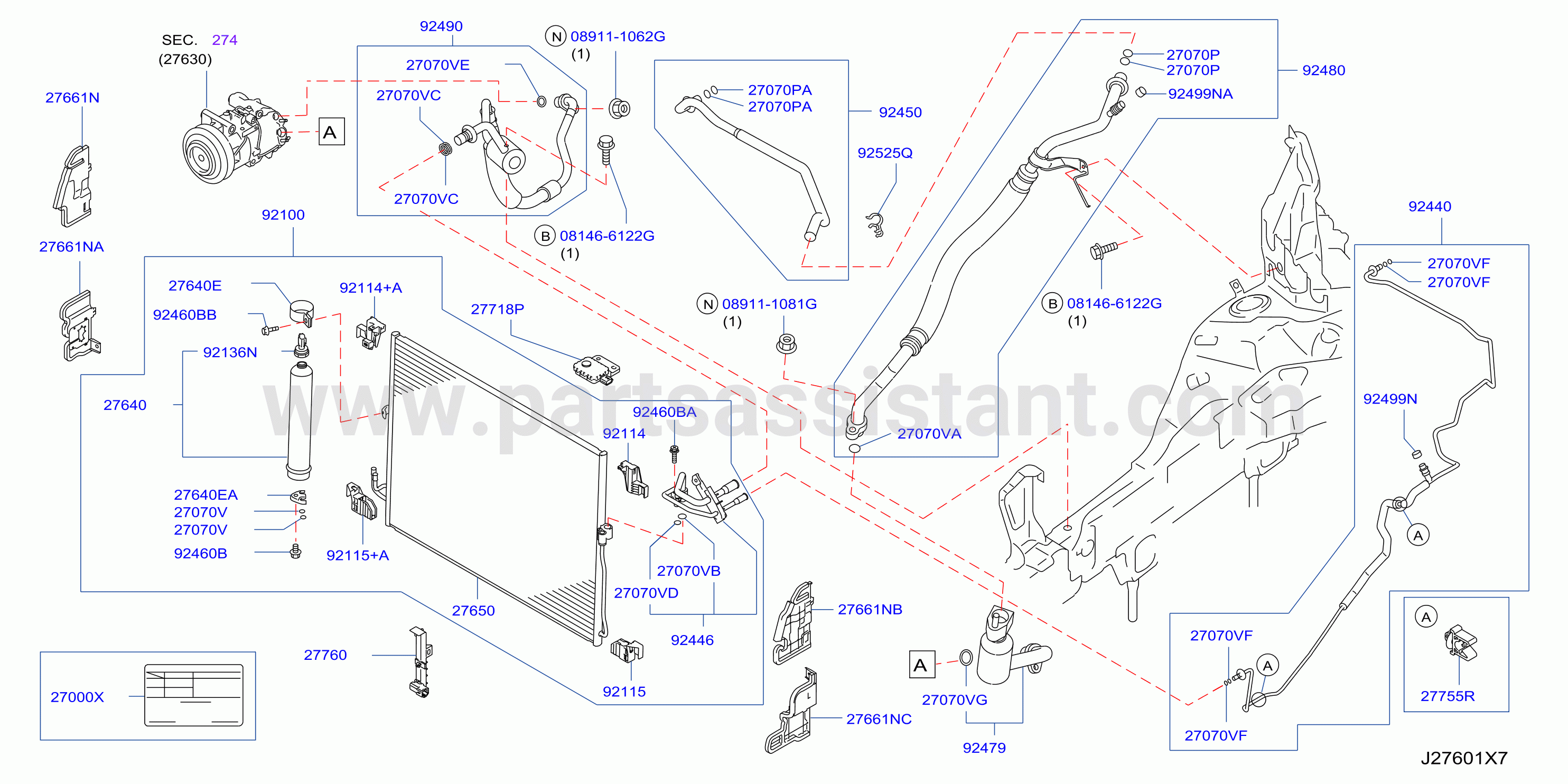 Condenser Liquid Tank Piping