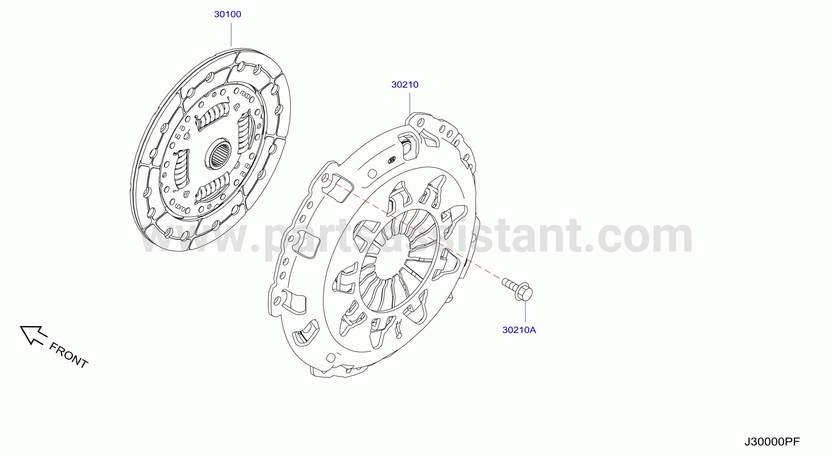 Clutch Cover Disc Release Parts