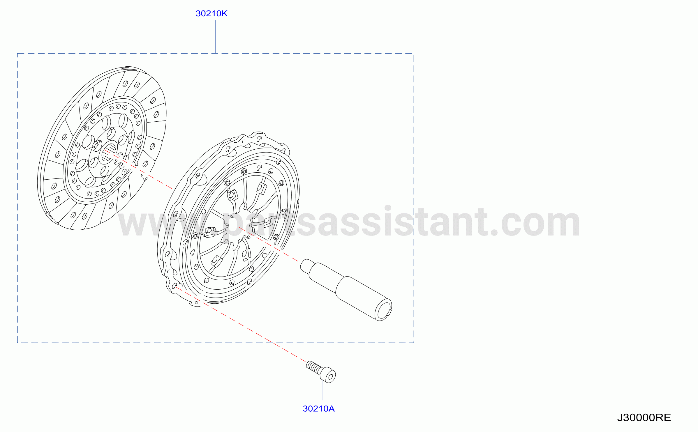 Clutch Cover Disc Release Parts