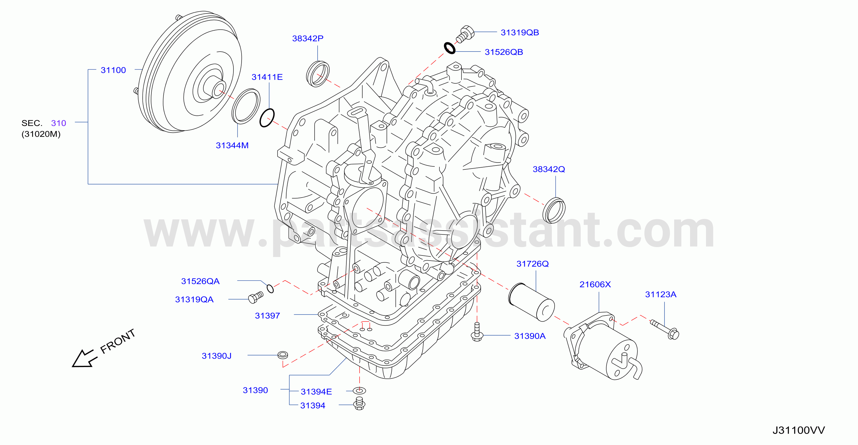Torque Converter Housing Case
