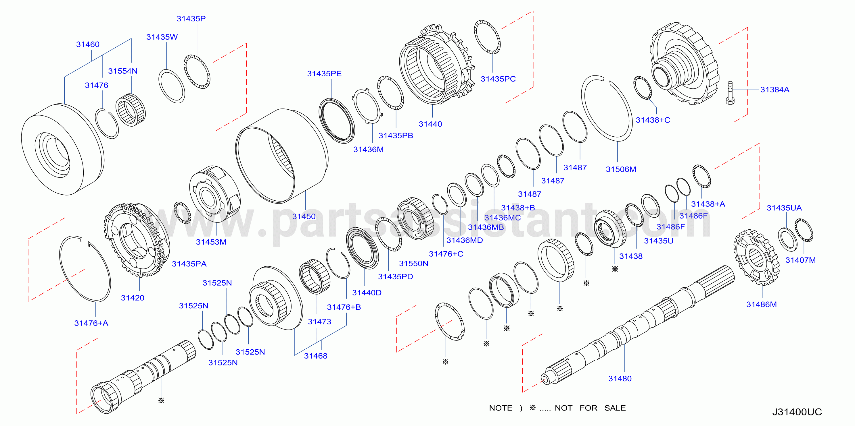 Governor Power Train Planetary Gear