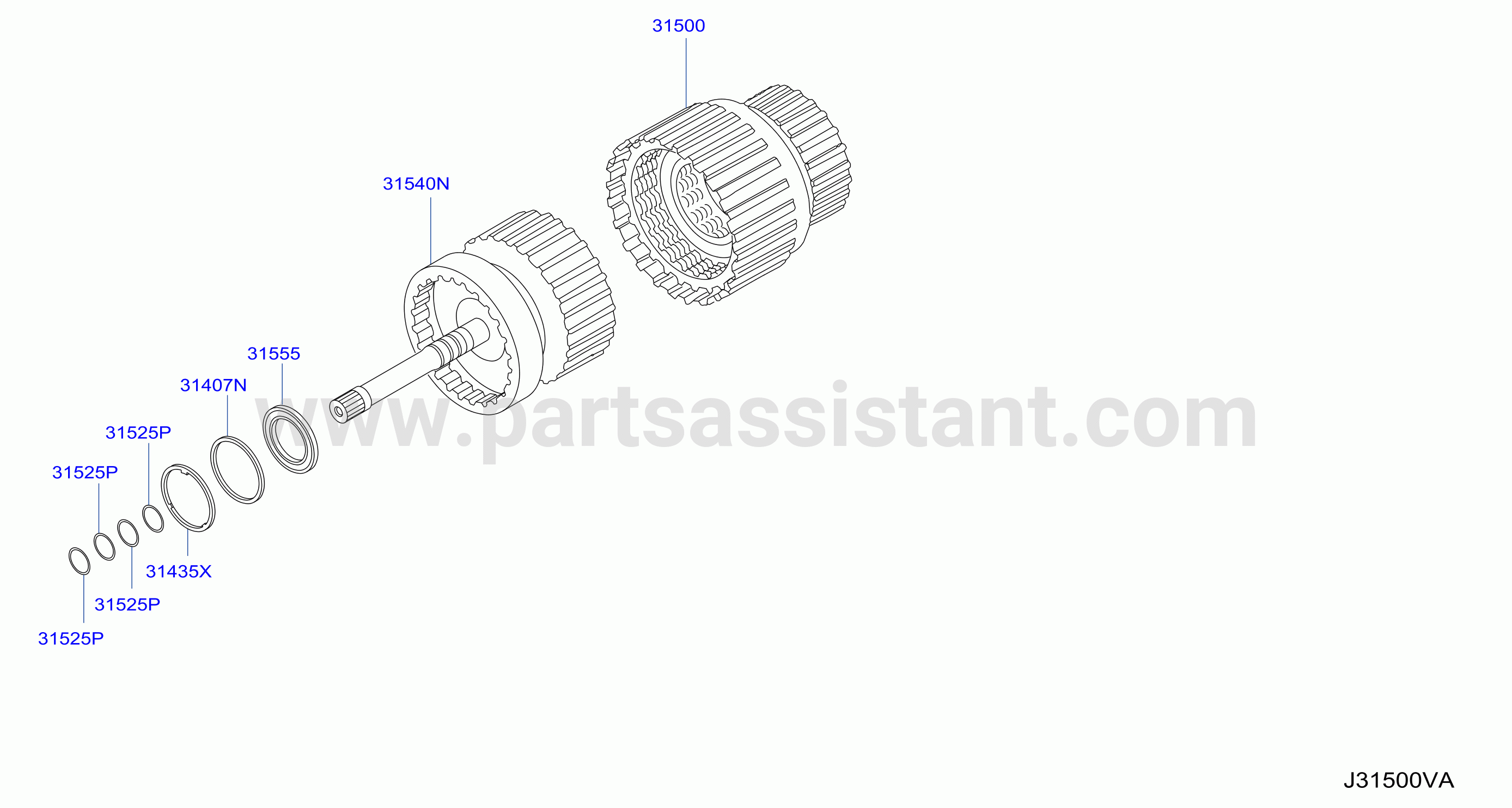 Clutch Band Servo Low Reverse Clutch Parts