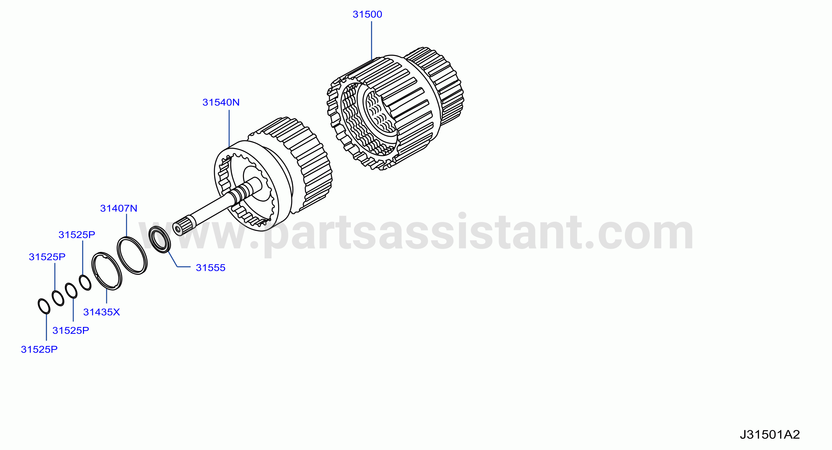 Clutch Band Servo Low Reverse Clutch Parts
