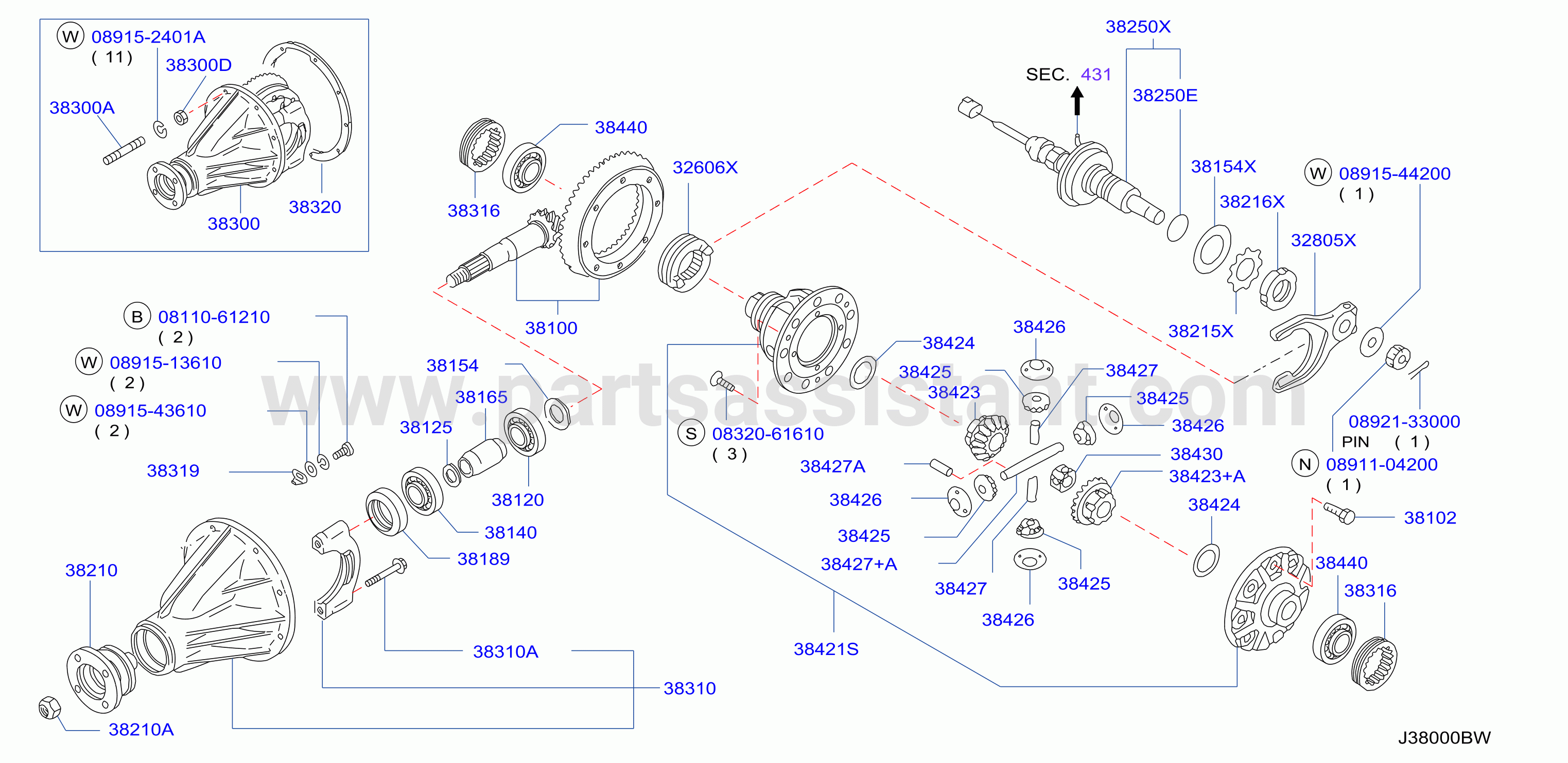Rear Final Drive Diff Lock