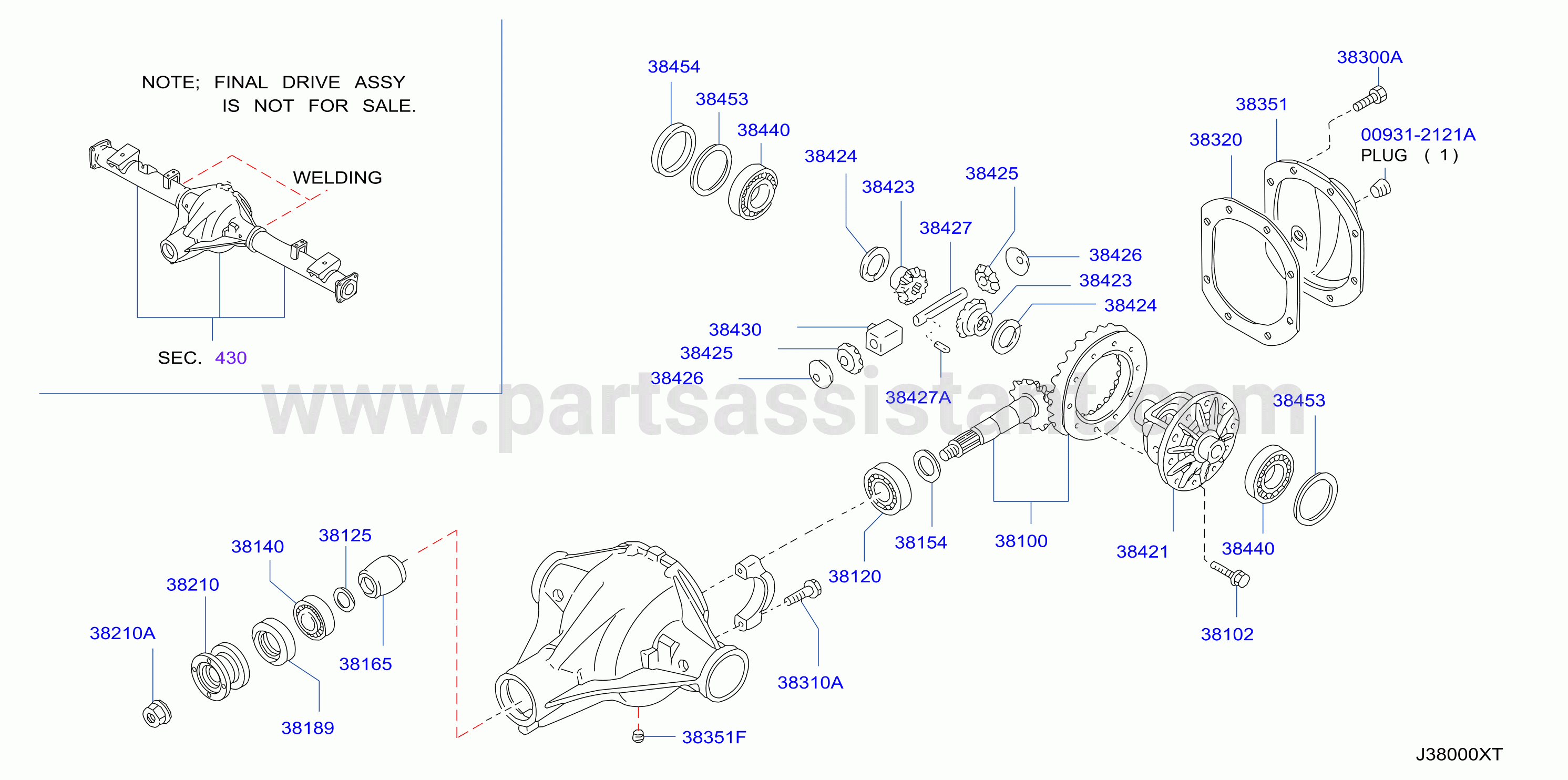 Rear Final Drive 2 Pinion