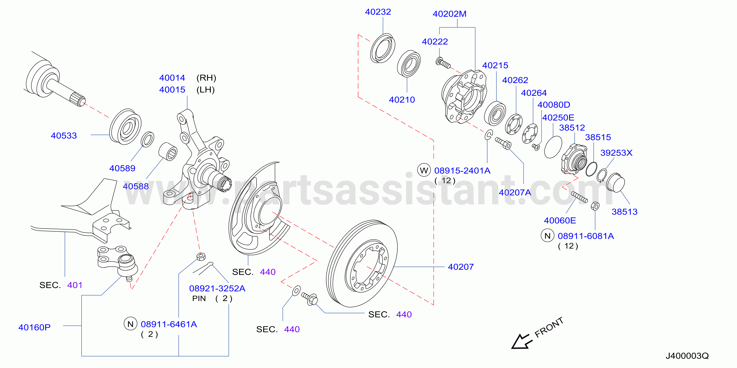 Front Axle