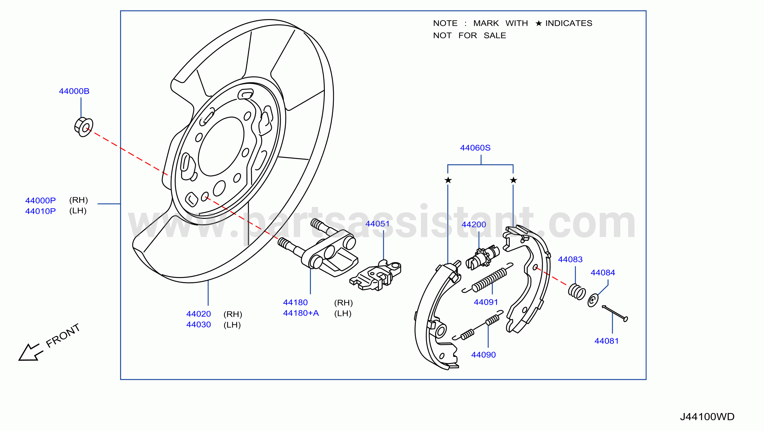 Rear Brake Parking Brake Brak2