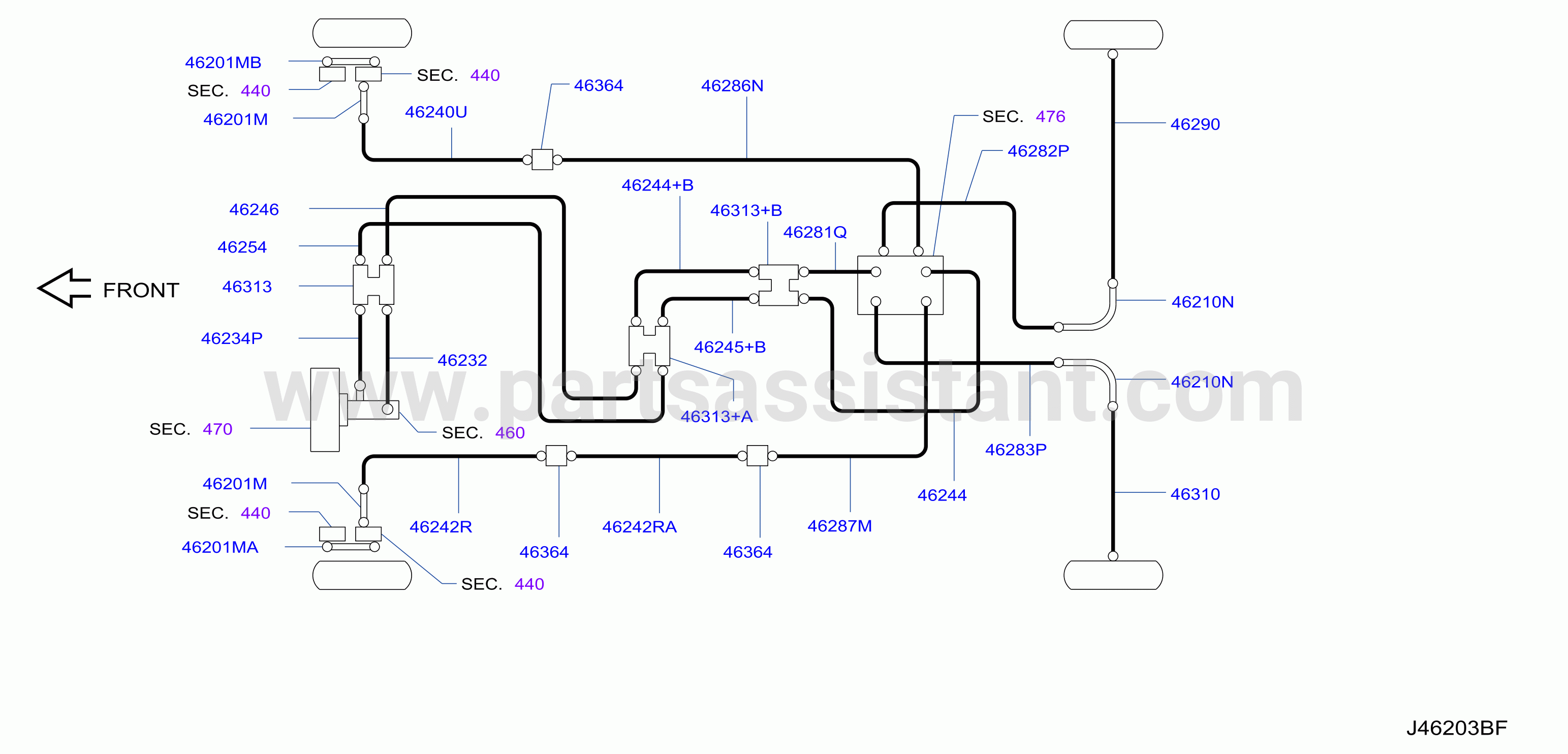 Brake Piping Control Piping Drawing Skidc Skidf