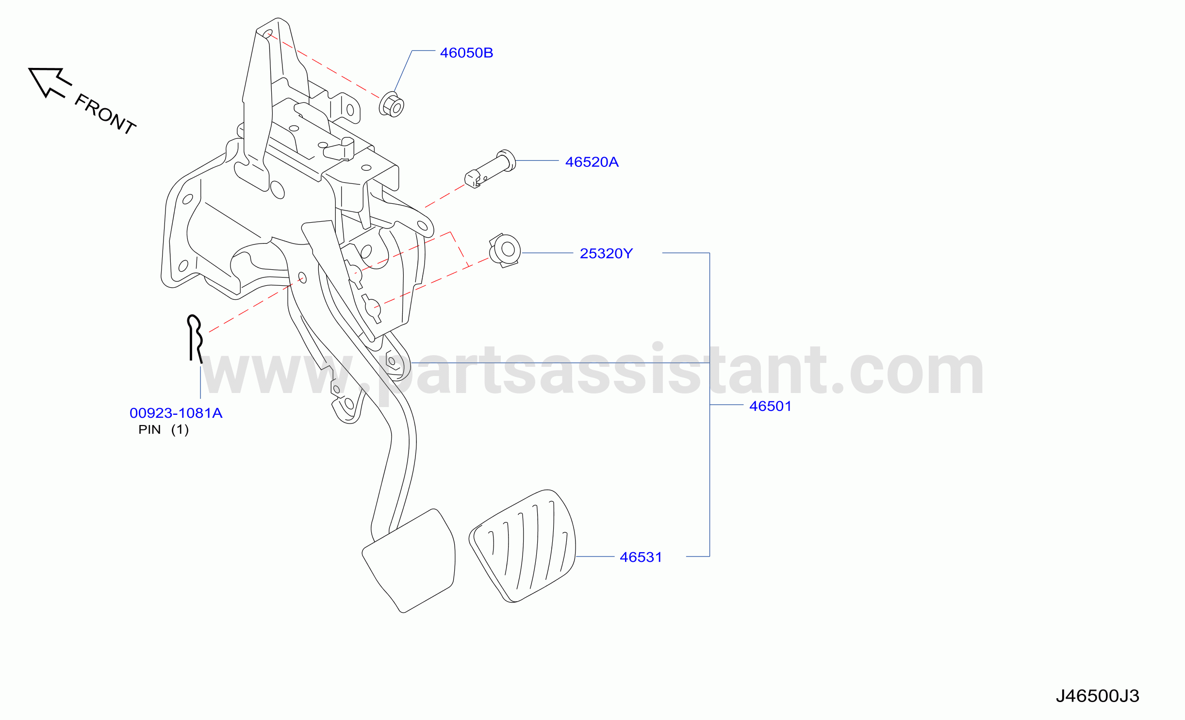 Brake Clutch Pedal