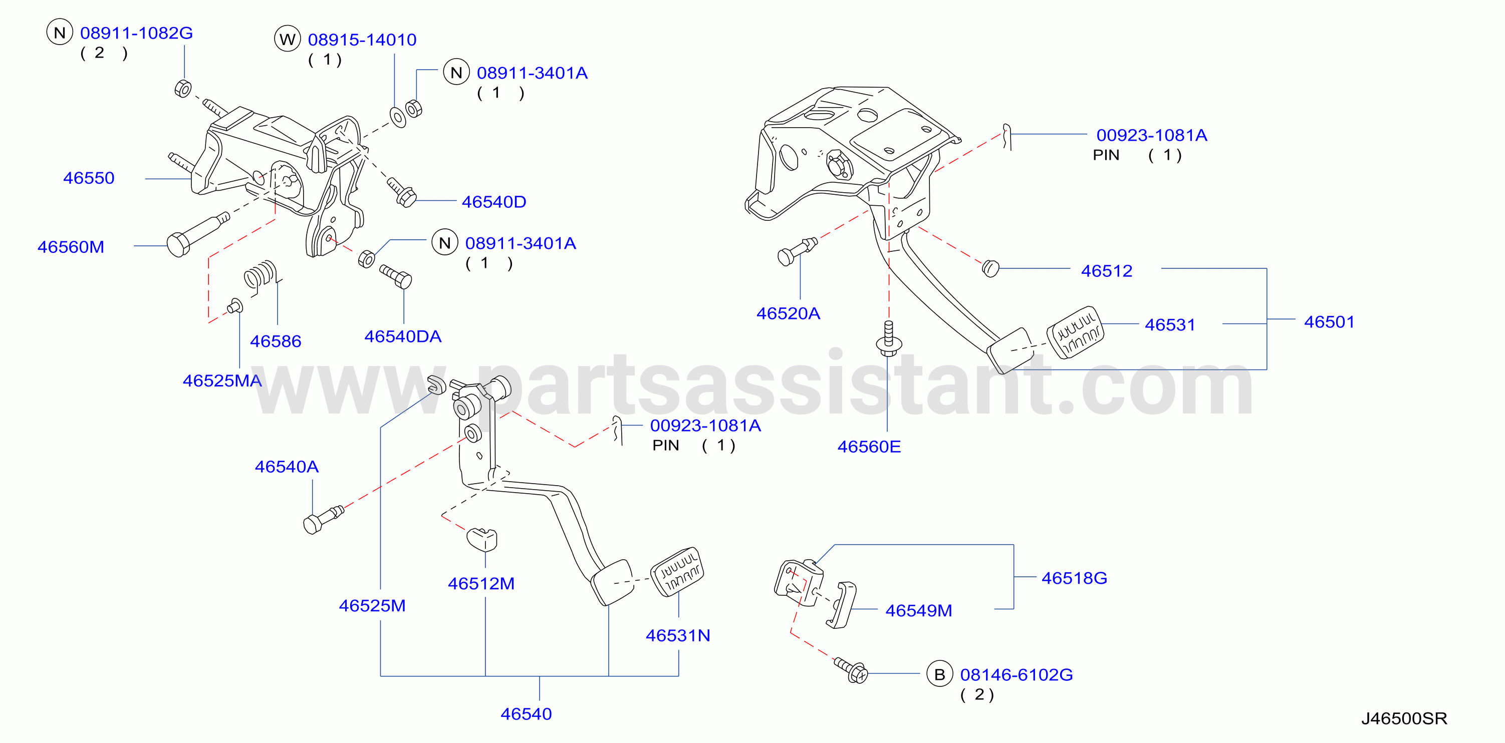 Brake Clutch Pedal