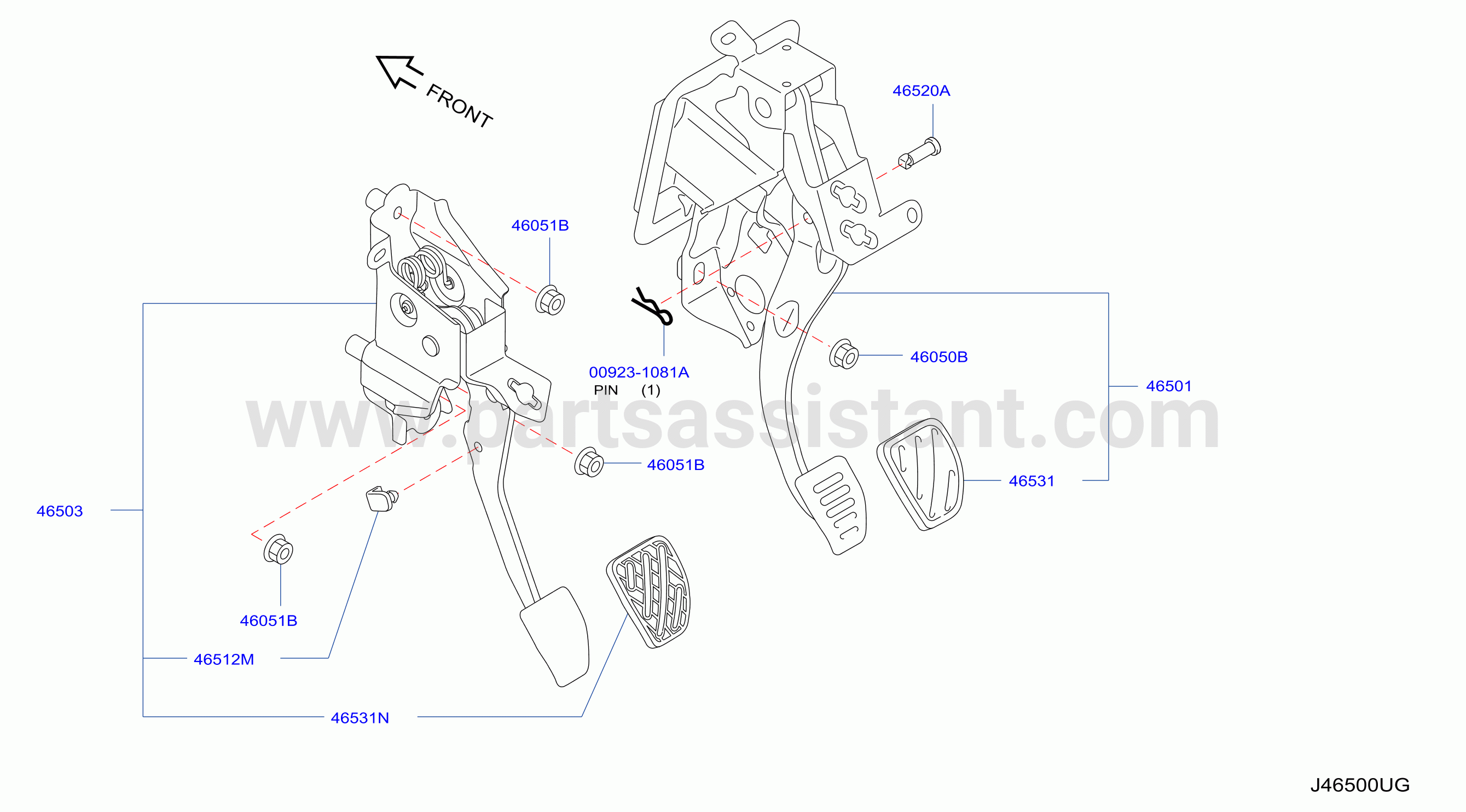 Brake Clutch Pedal