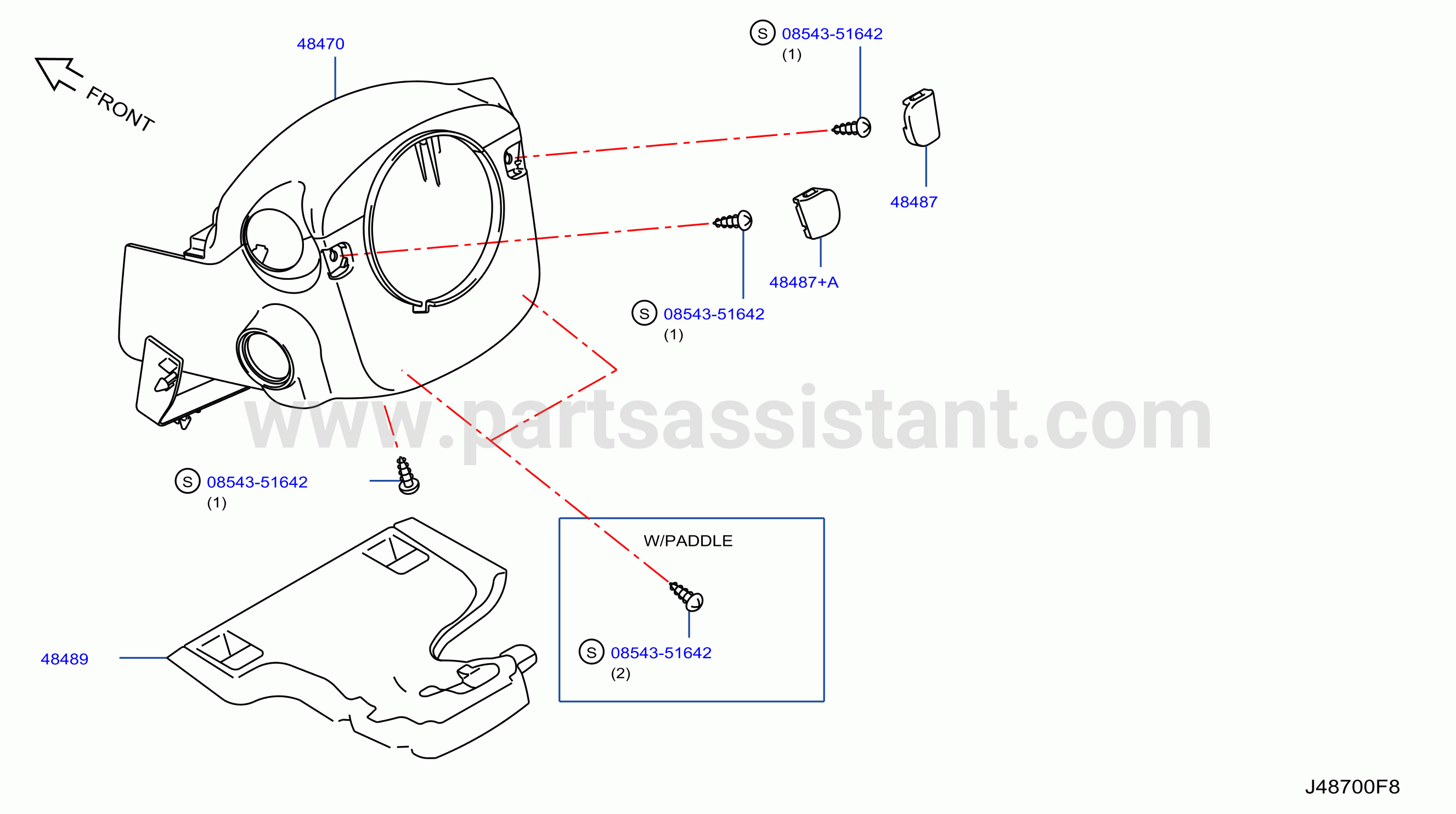 Steering Column Shell Cover