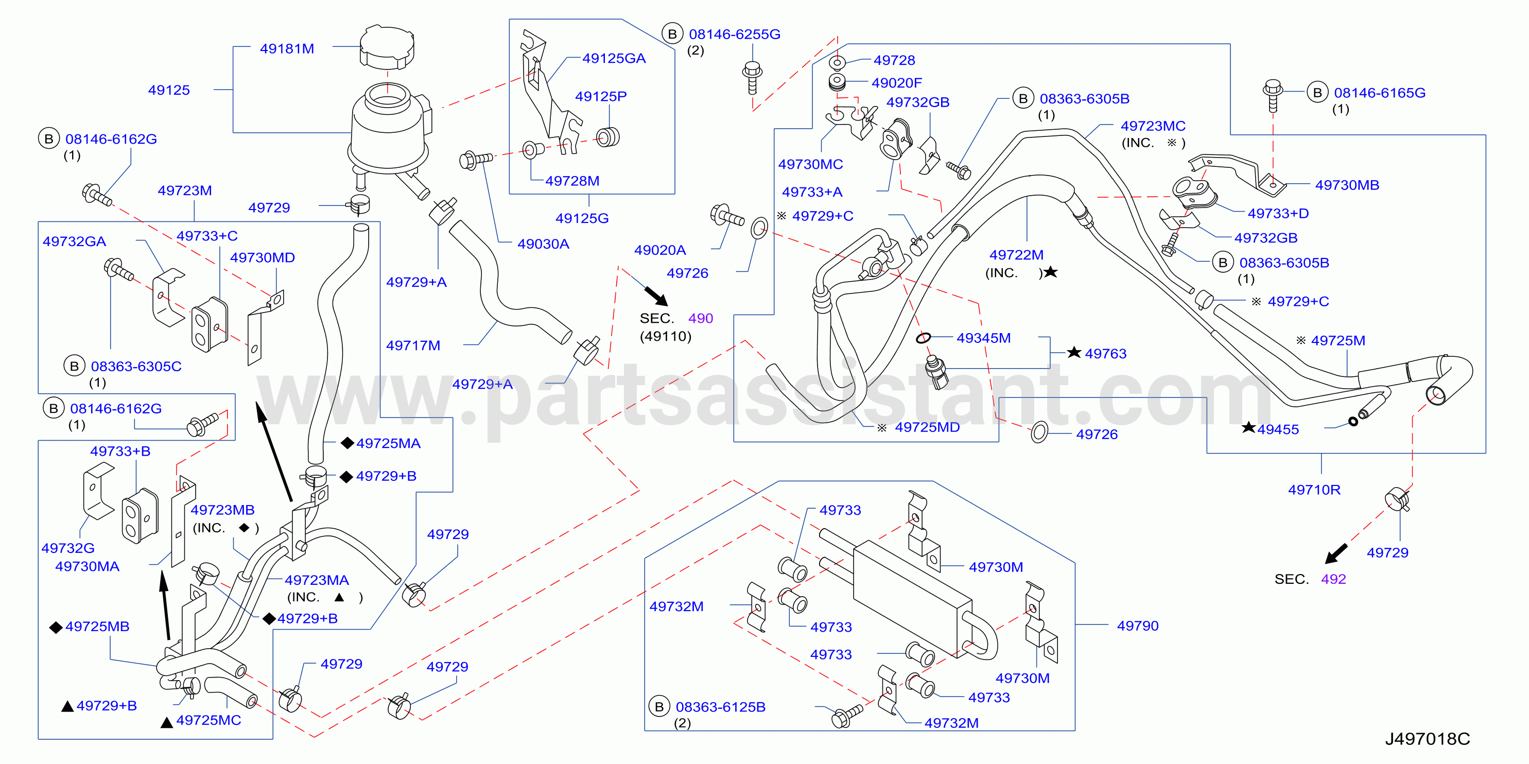 Power Steering Piping
