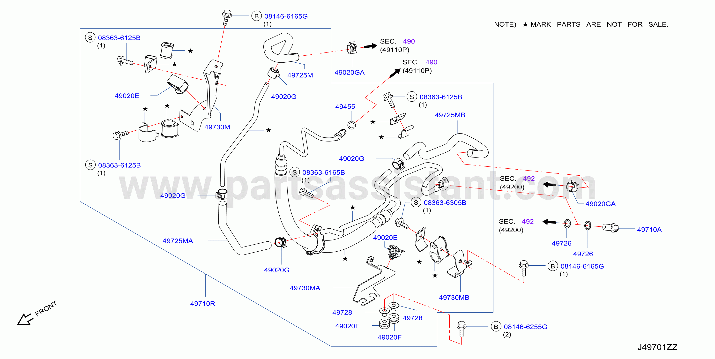 Power Steering Piping
