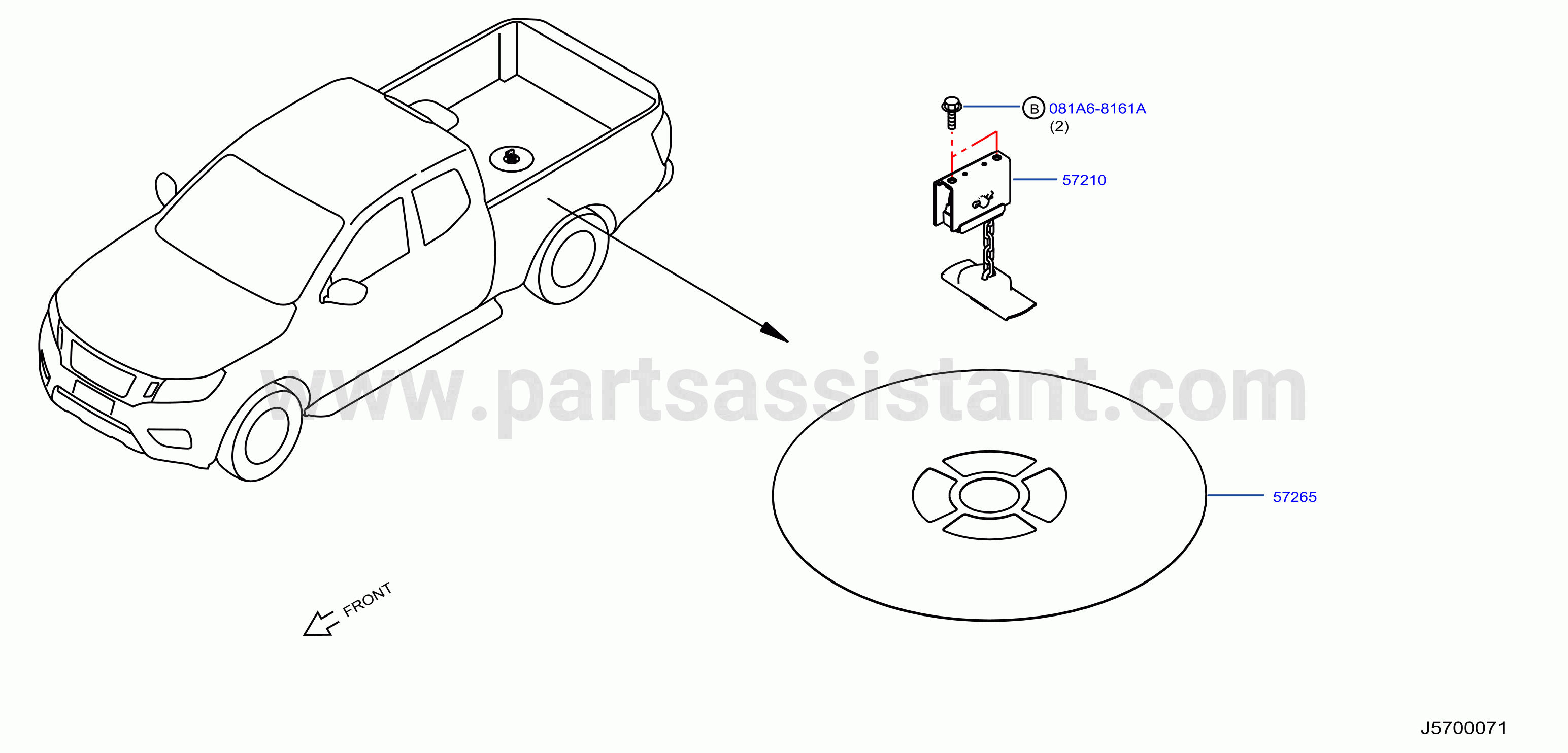 Spare Tire Hanger