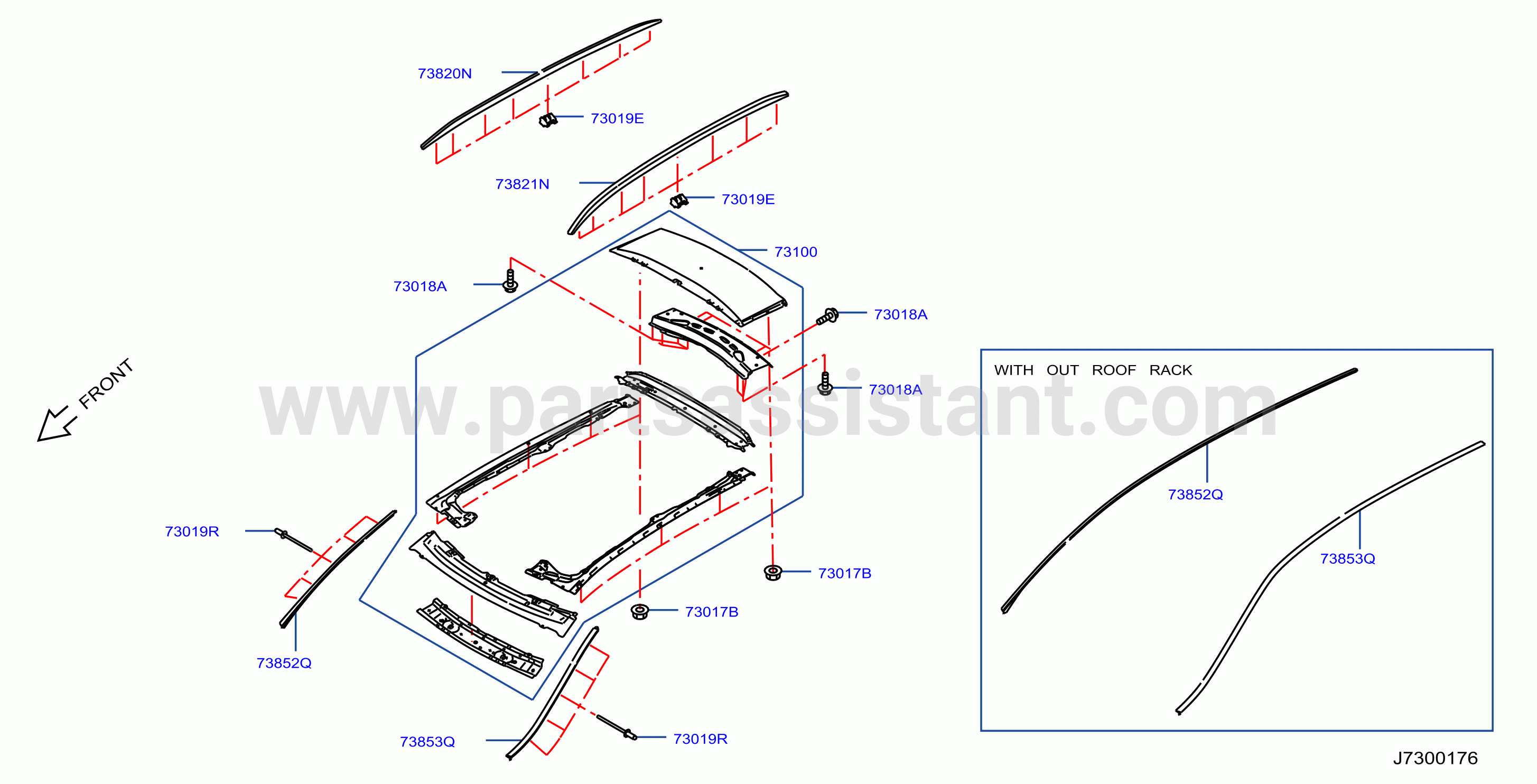 Roof Panel Fitting Sun Roof