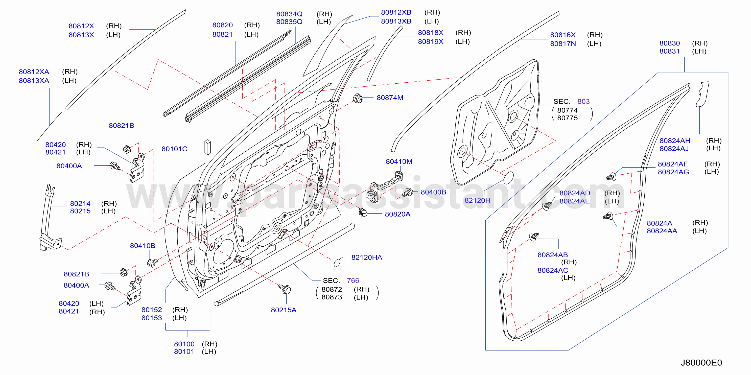 Front Door Panel Fitting