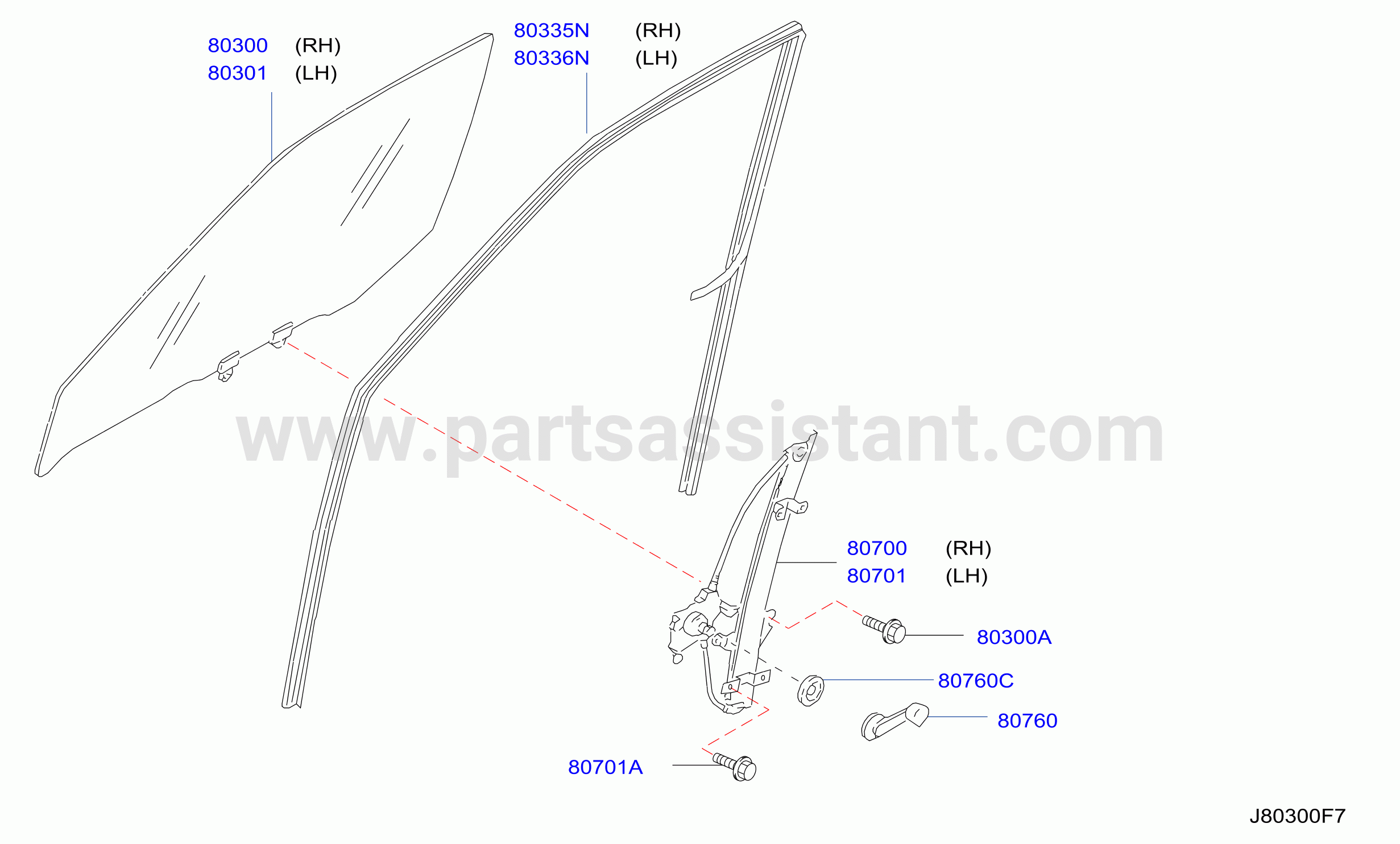 Front Door Window Regulator