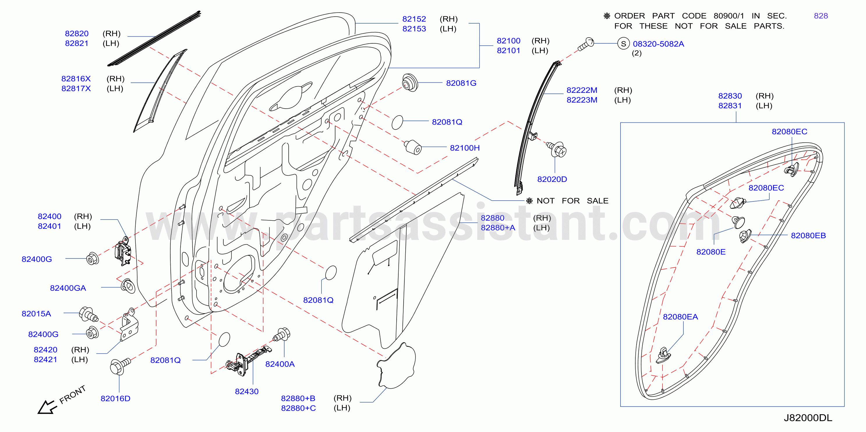 Rear Door Panel Fitting