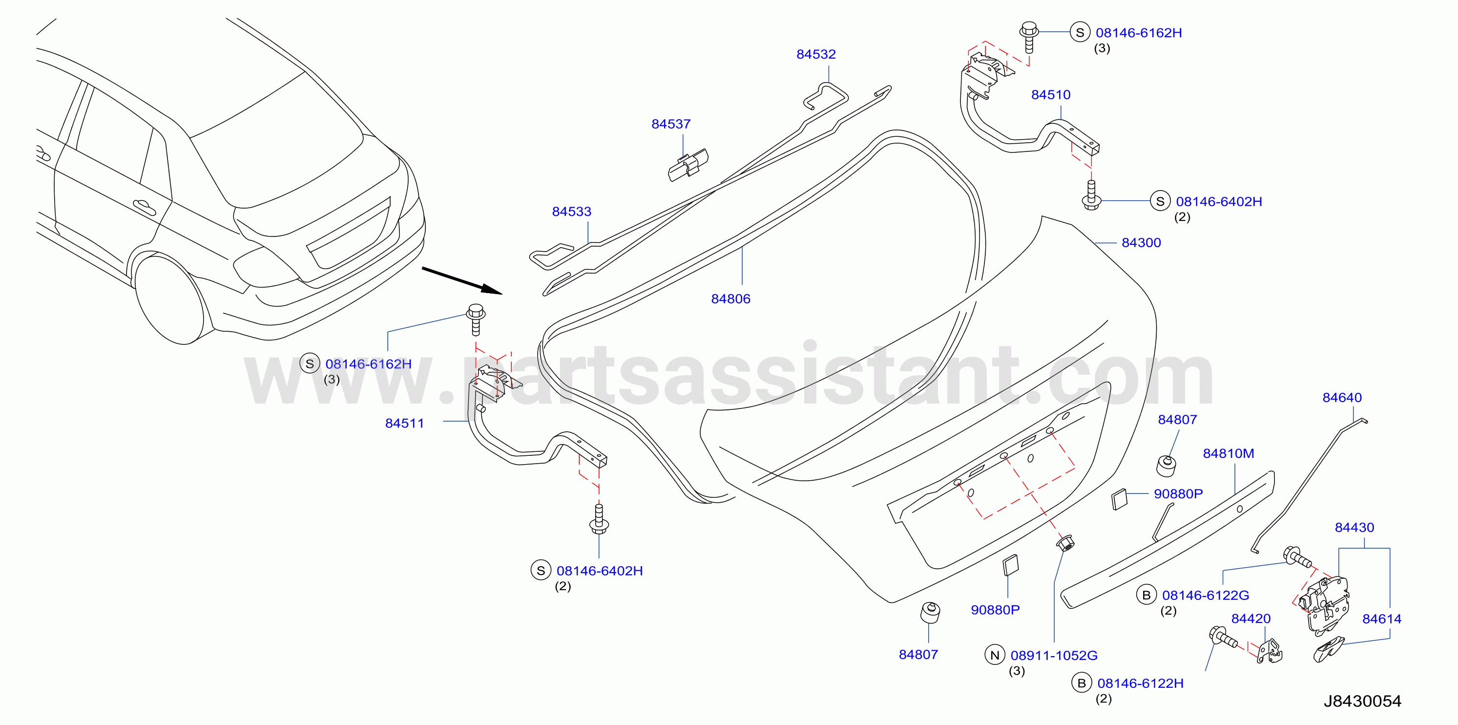 Trunk Lid Fitting