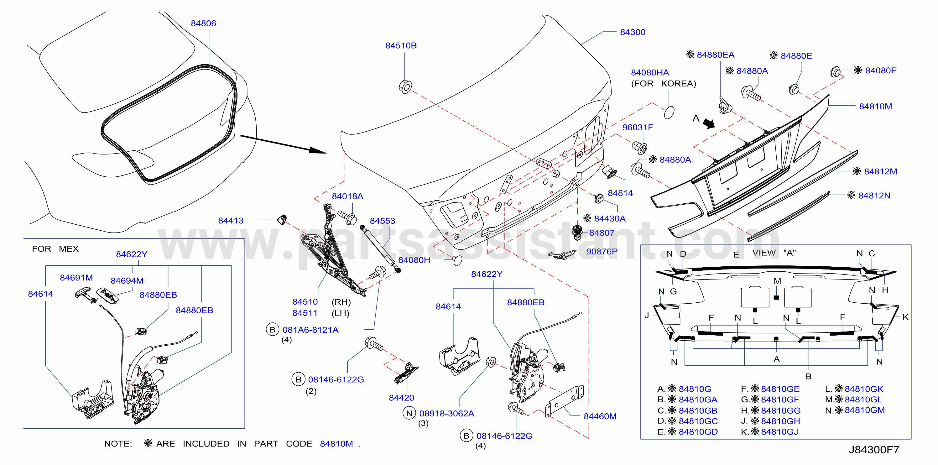Trunk Lid Fitting
