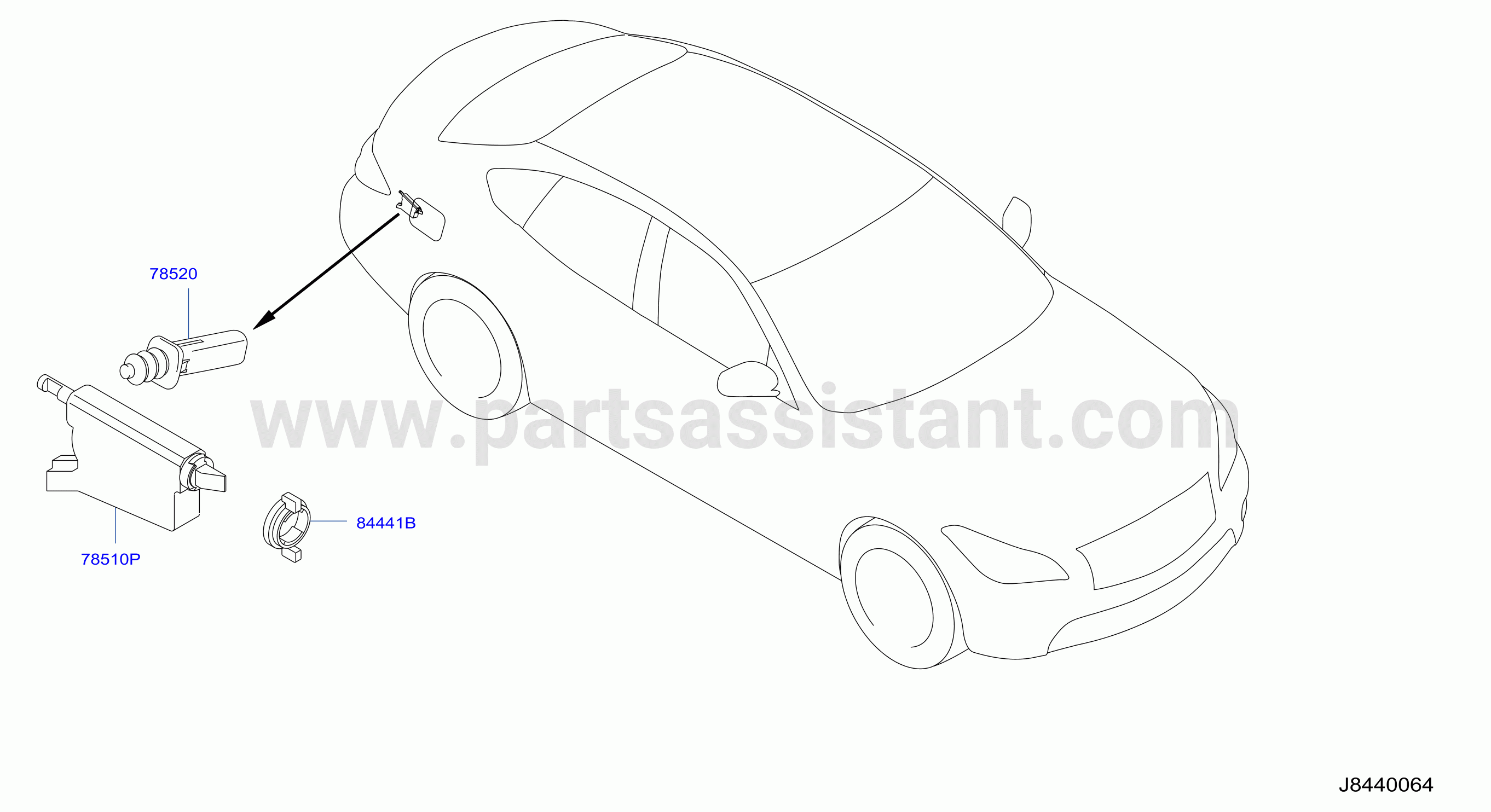 Trunk Opener Sedan Lsedan