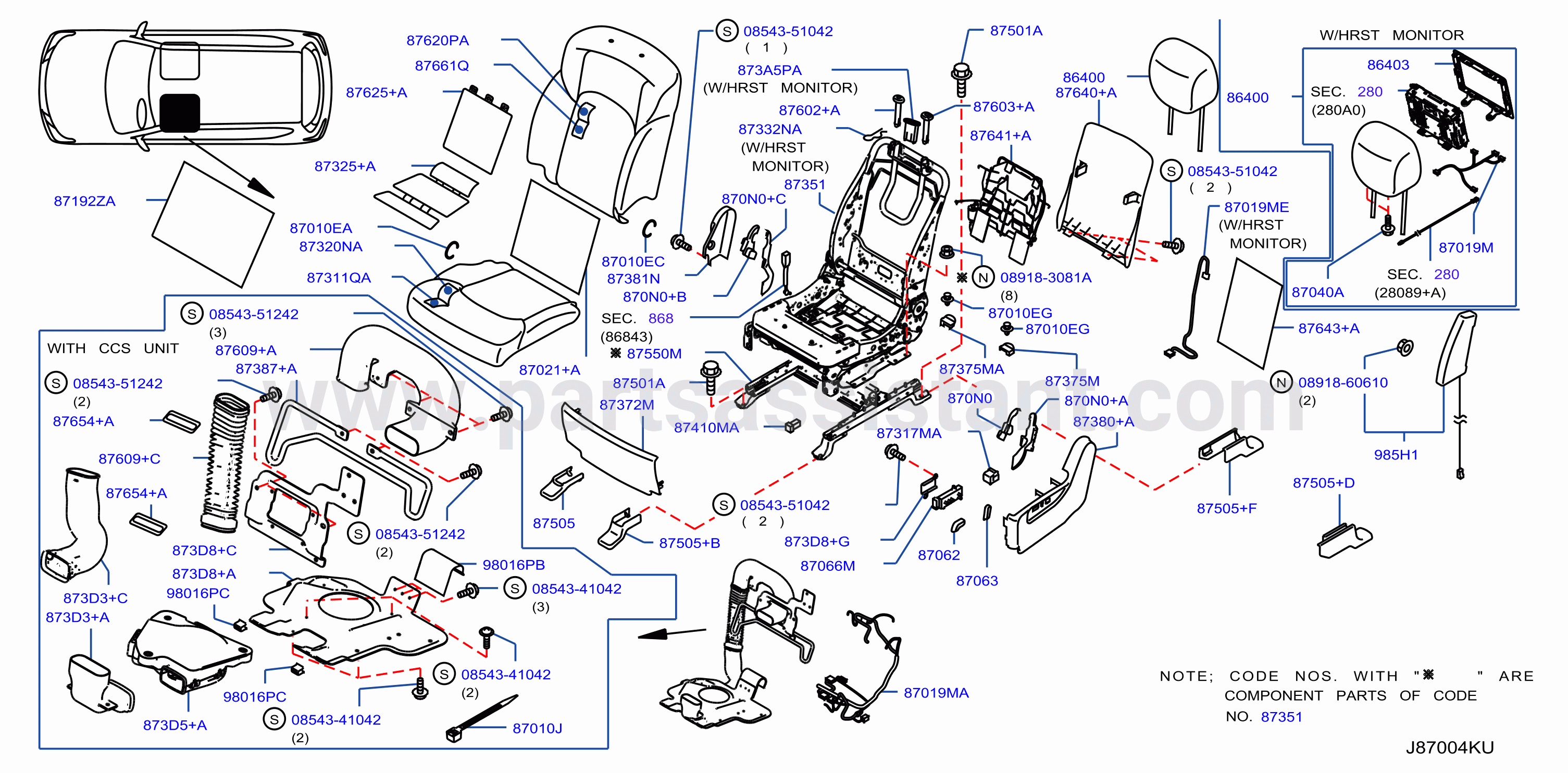 Front Seat Lh Power Heater And Ventilation System