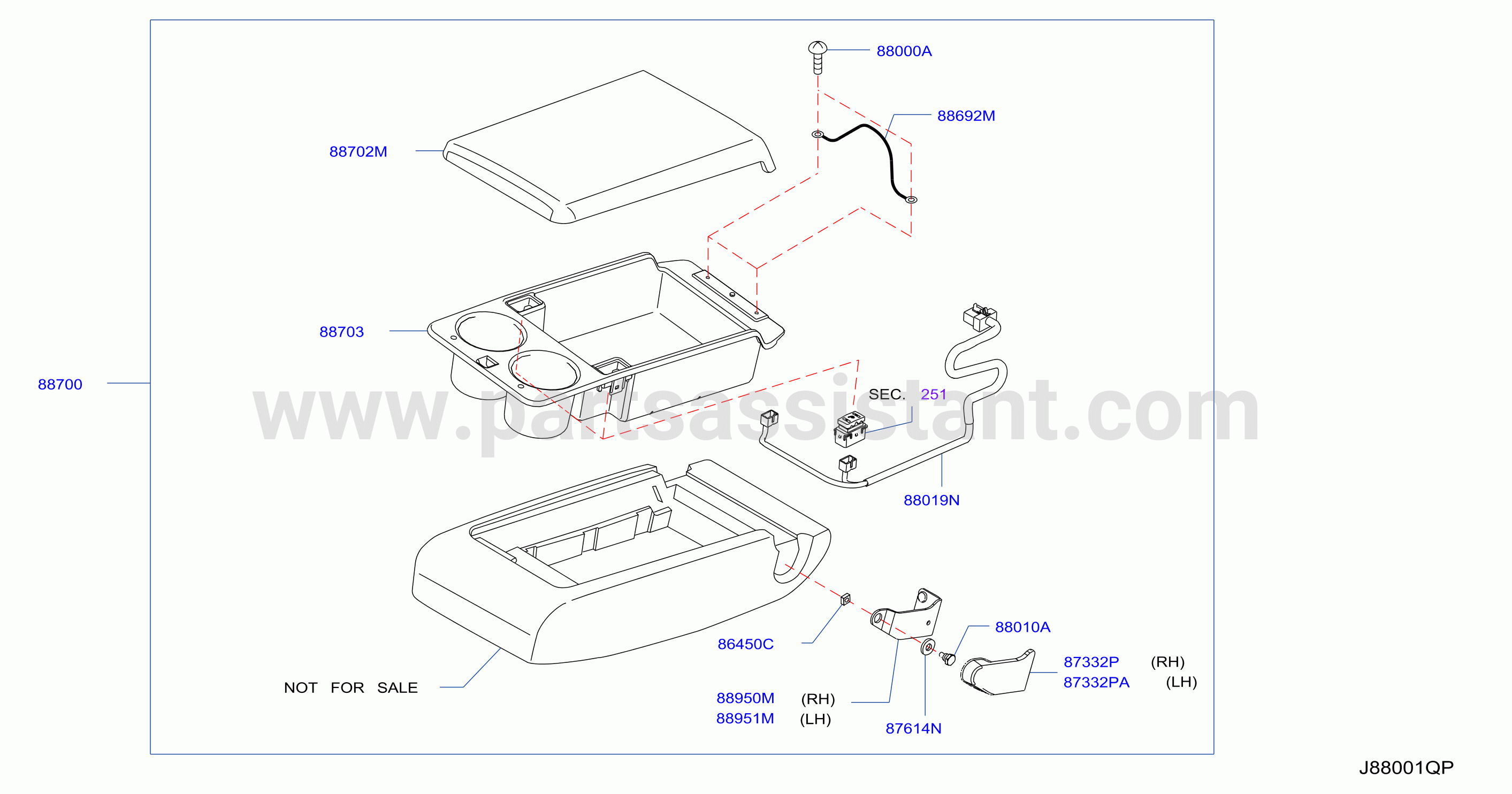 Rear Seat Armrest W / Heater