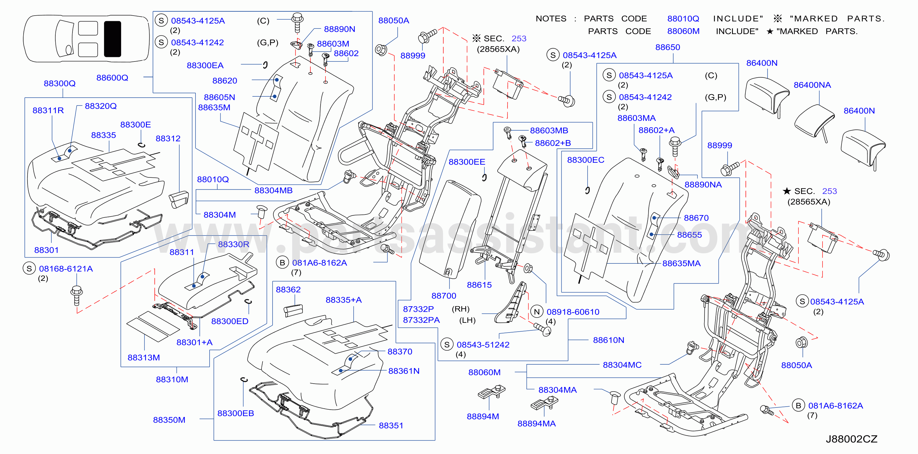 Rear Seat Pwr