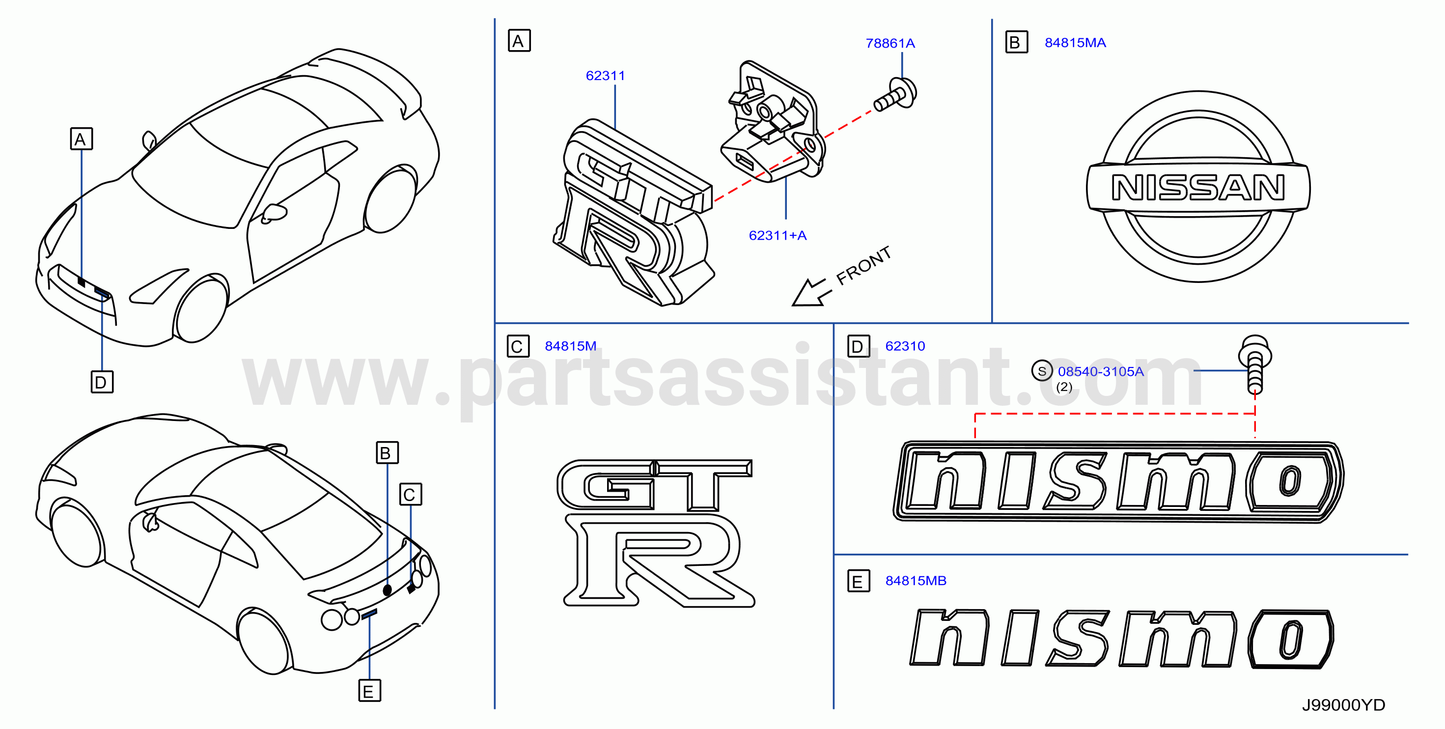 Emblem Name Label Nismo