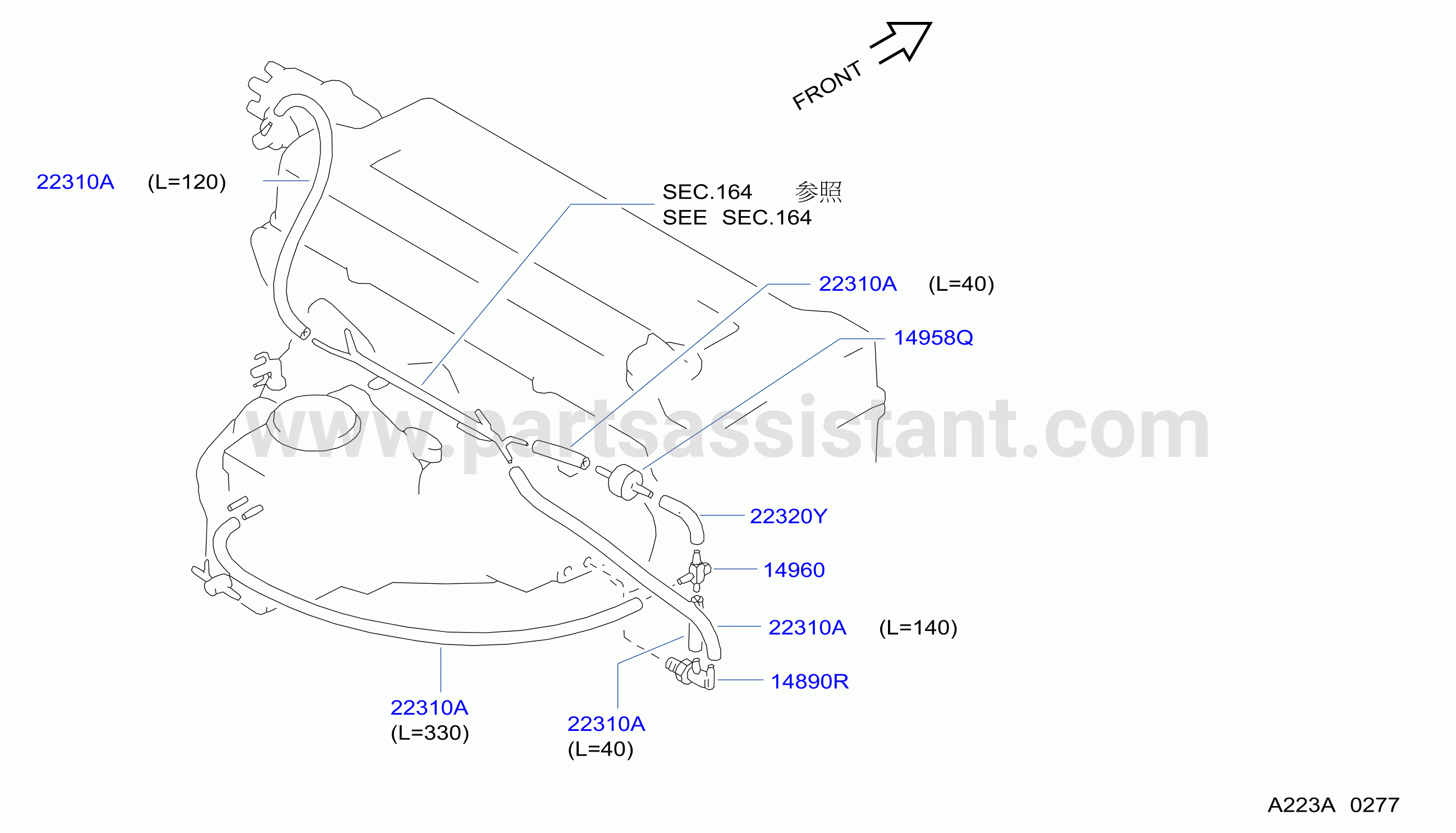 Engine Control Vacuum Piping