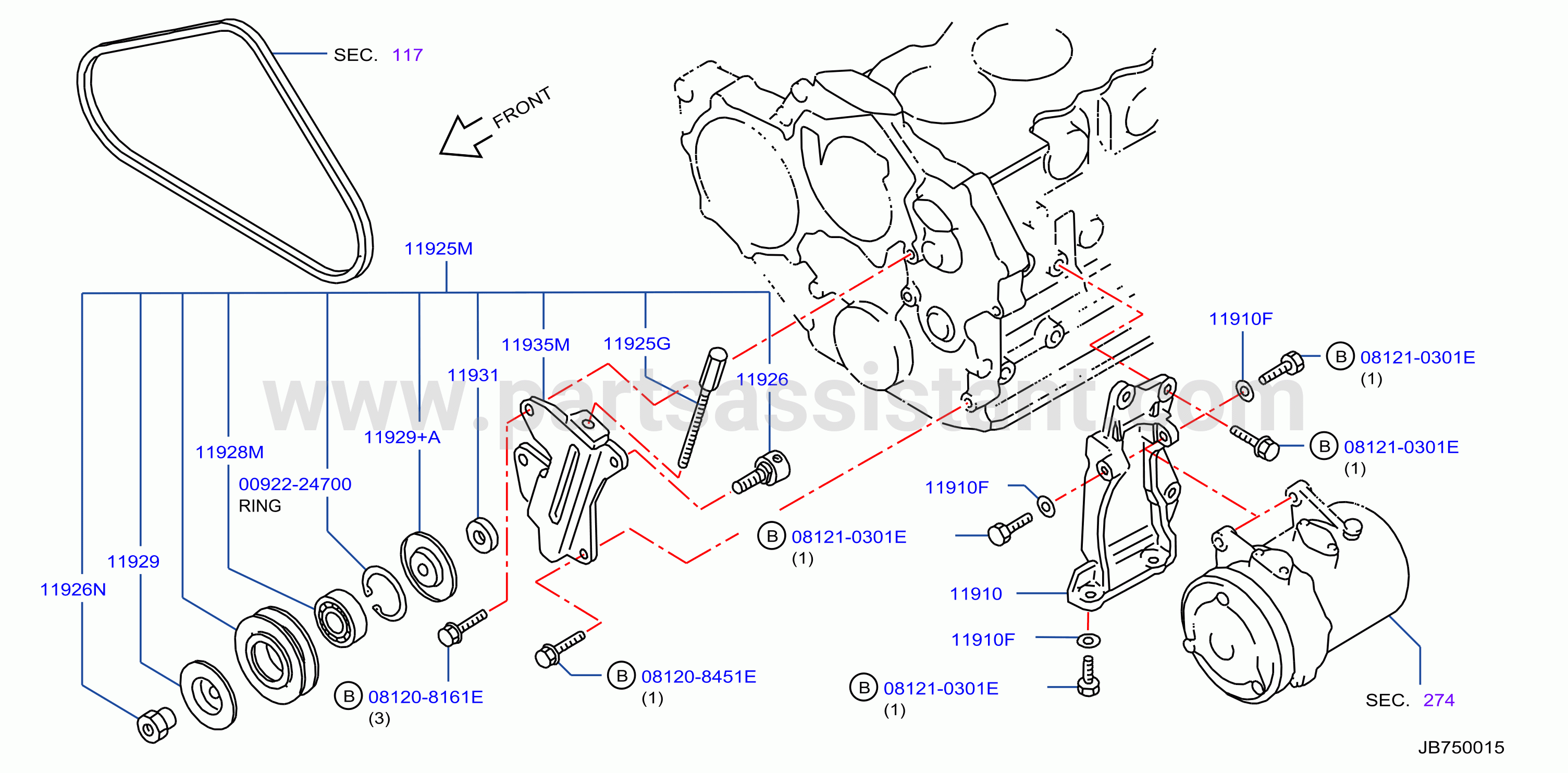 Compressor Mounting Fitting