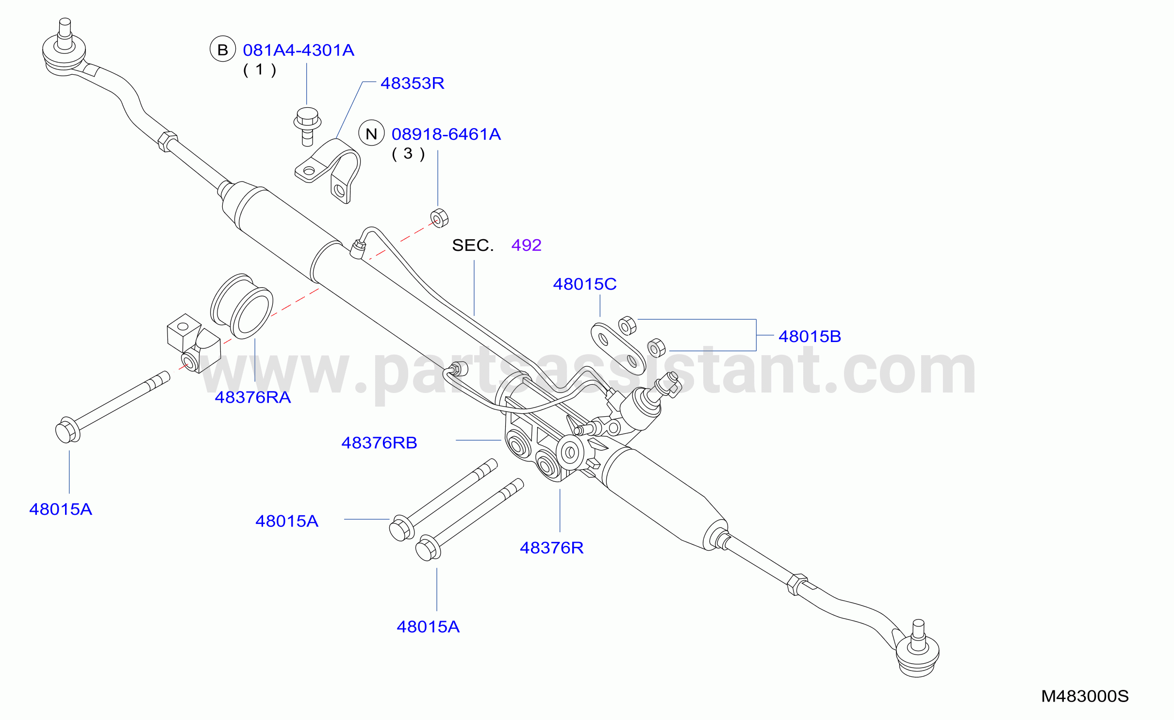 Steering Gear Mounting Gear Mouting
