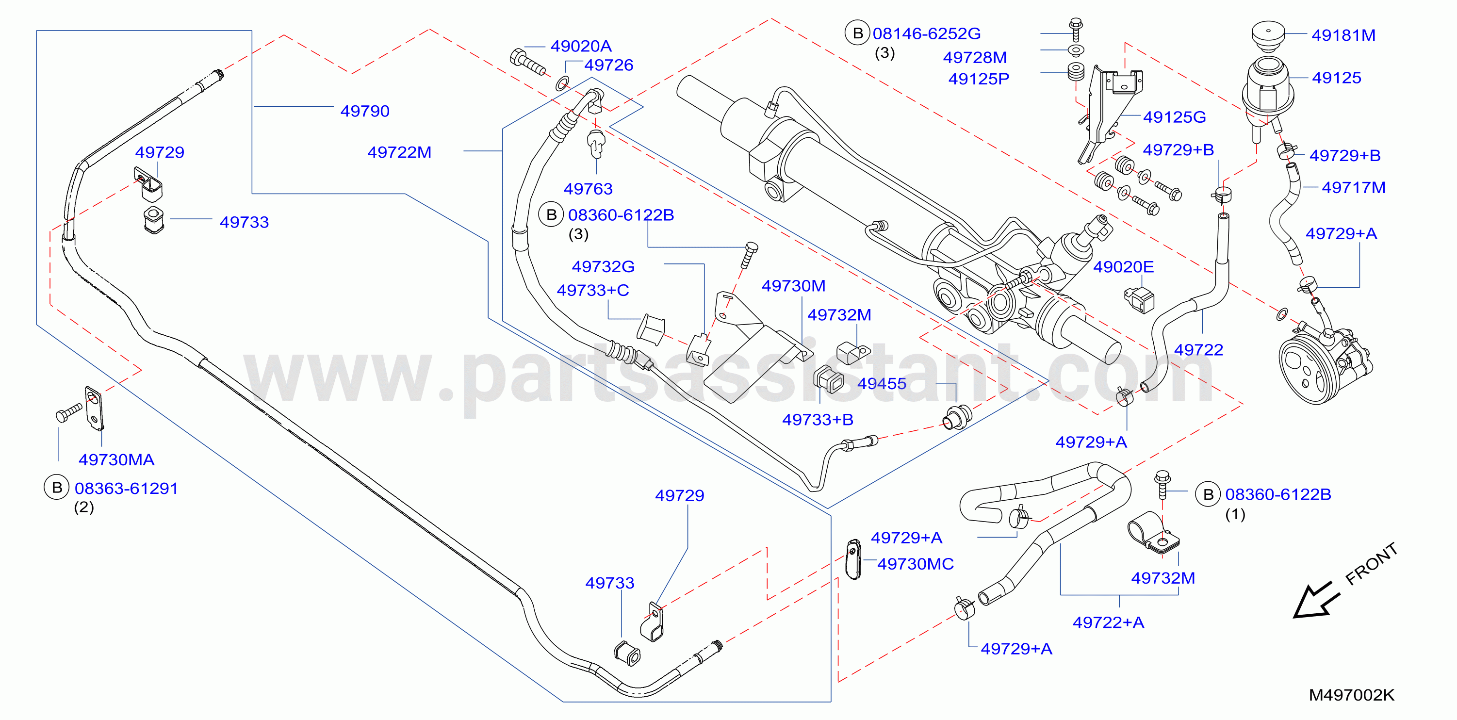 Power Steering Piping