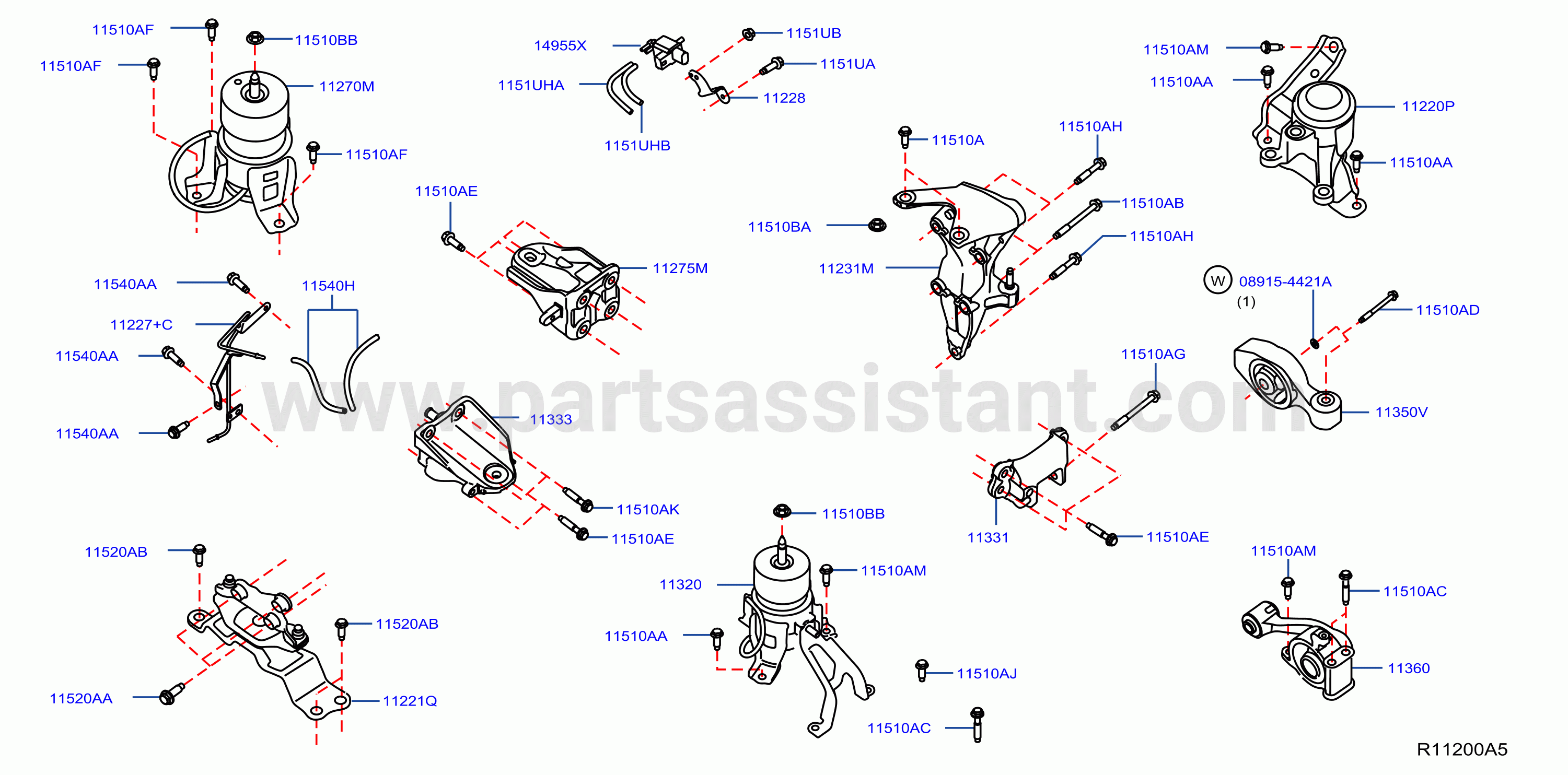 Engine Transmission Mounting Eng Trans Mounting