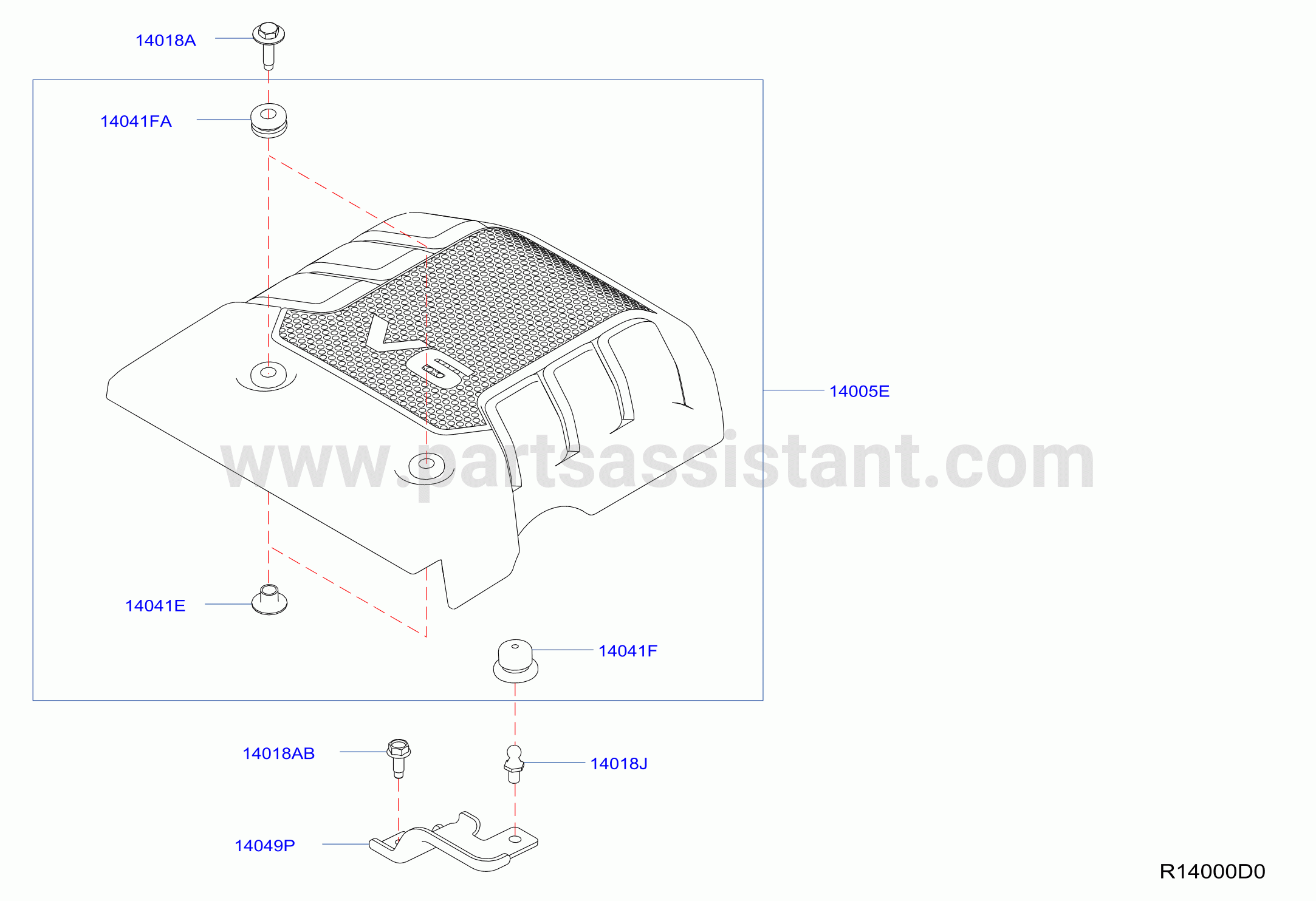 Manifold Engine Cover Parts
