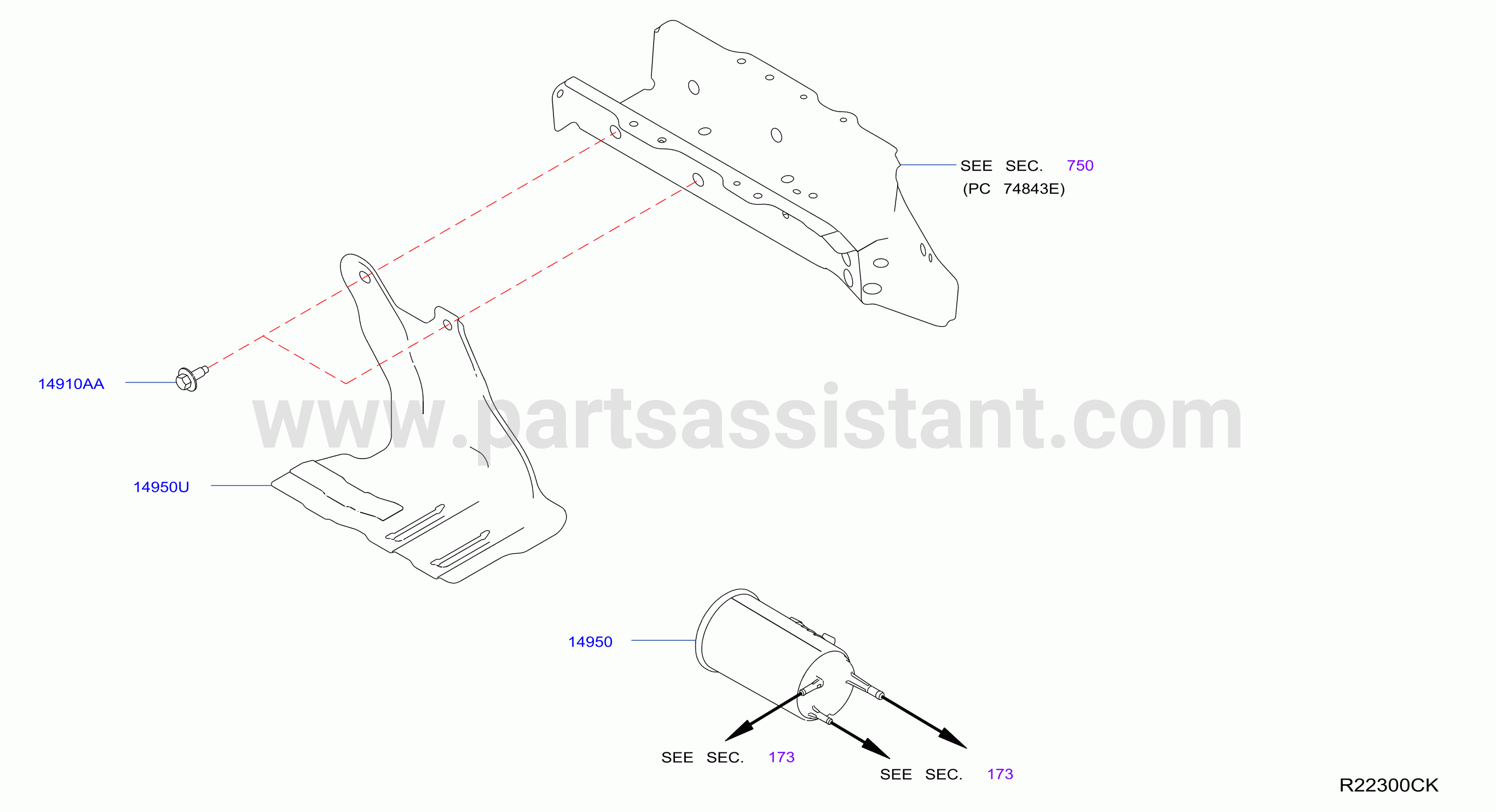 Engine Control Vacuum Piping Canister