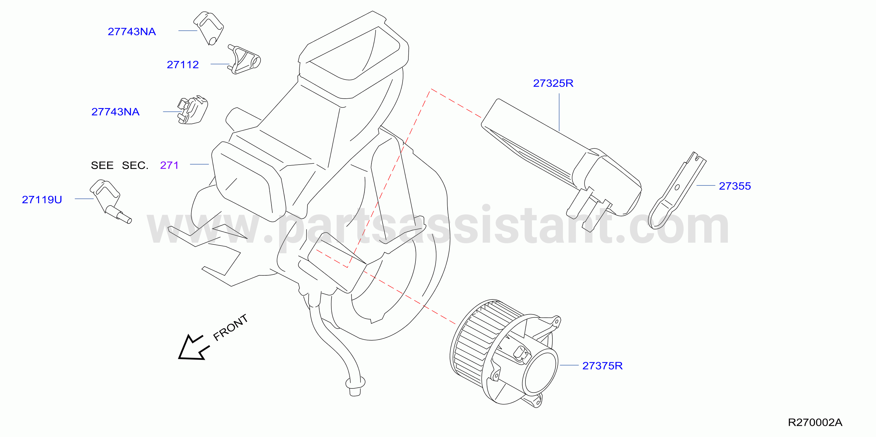 Heater Blower Unit Blower Unit