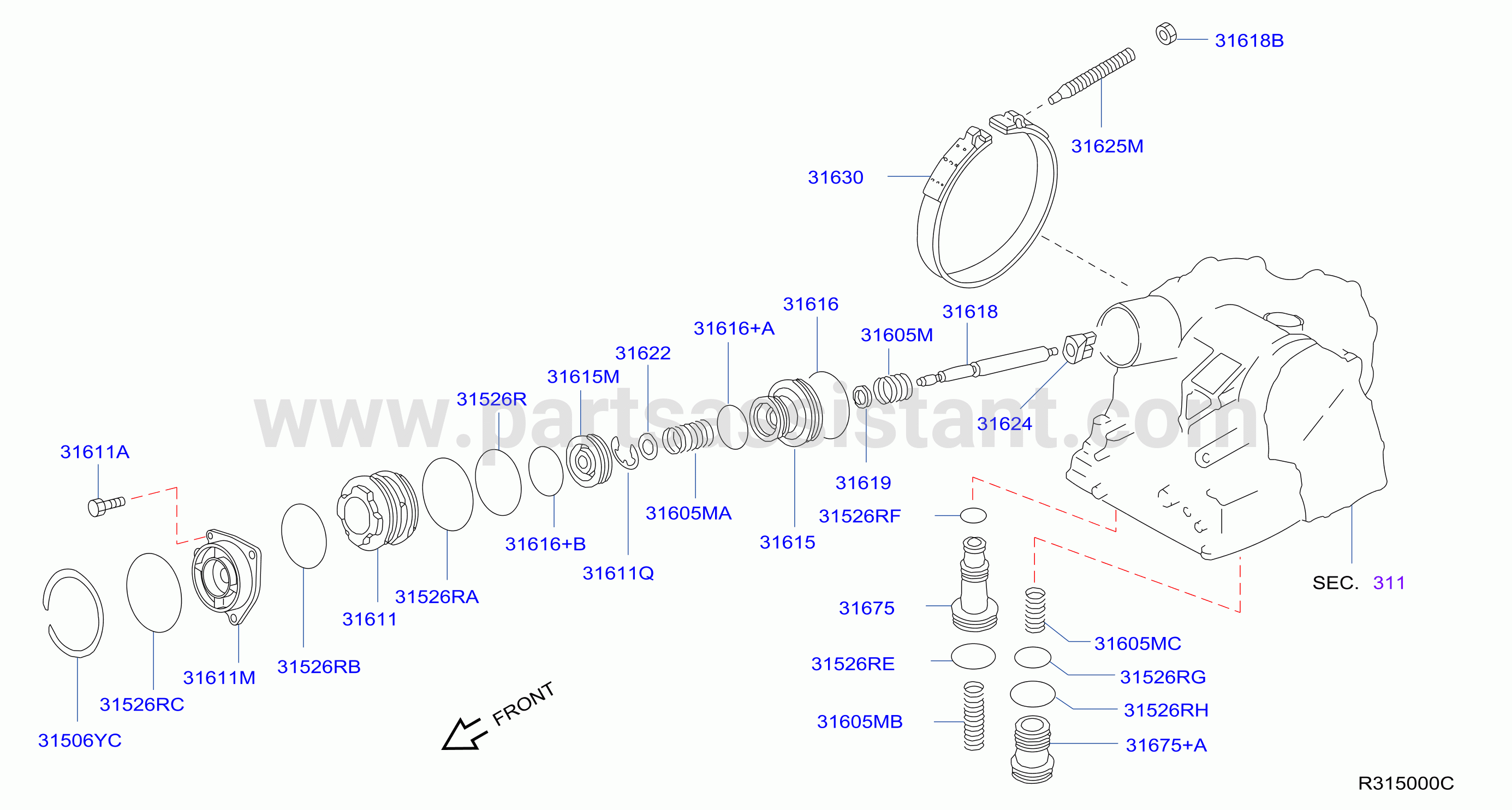 Clutch Band Servo Servo Parts