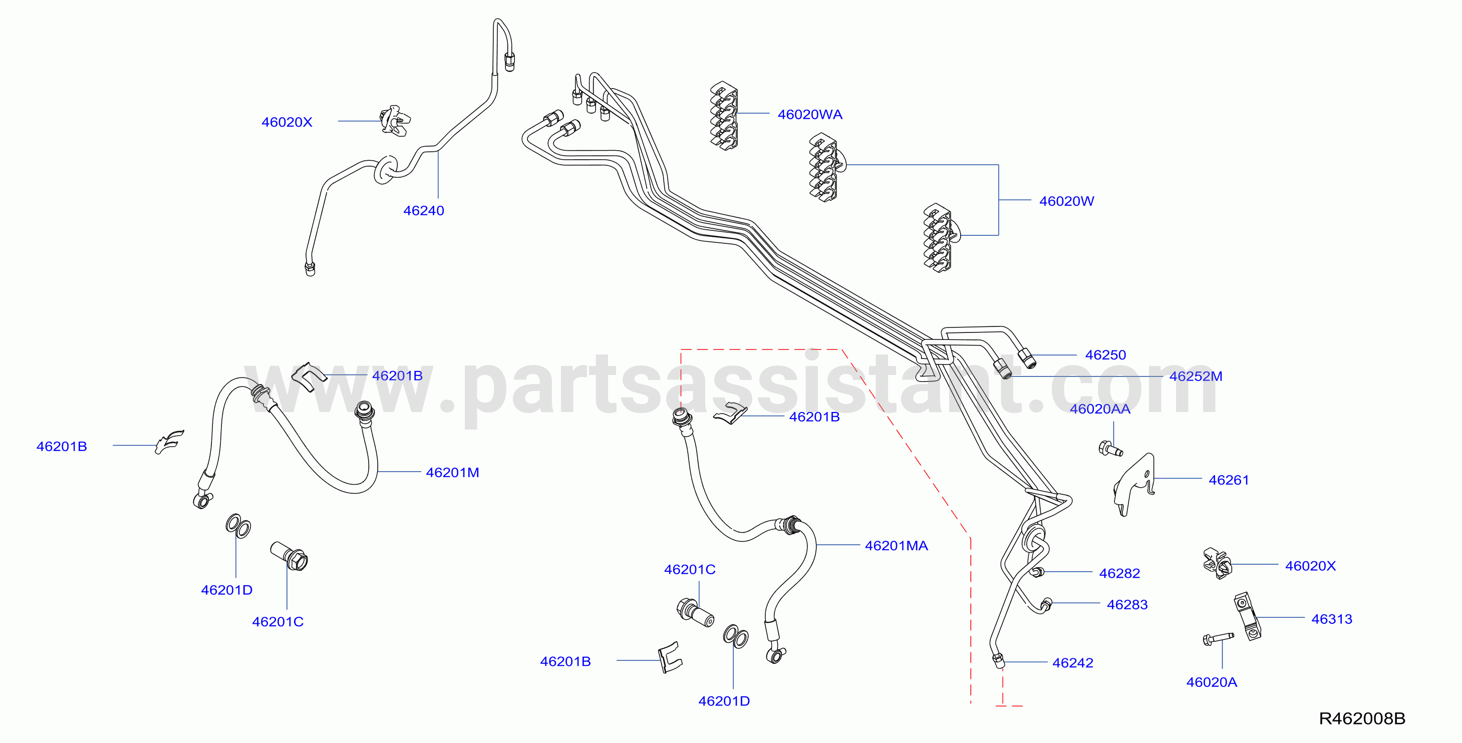 Brake Piping Control Engine Room