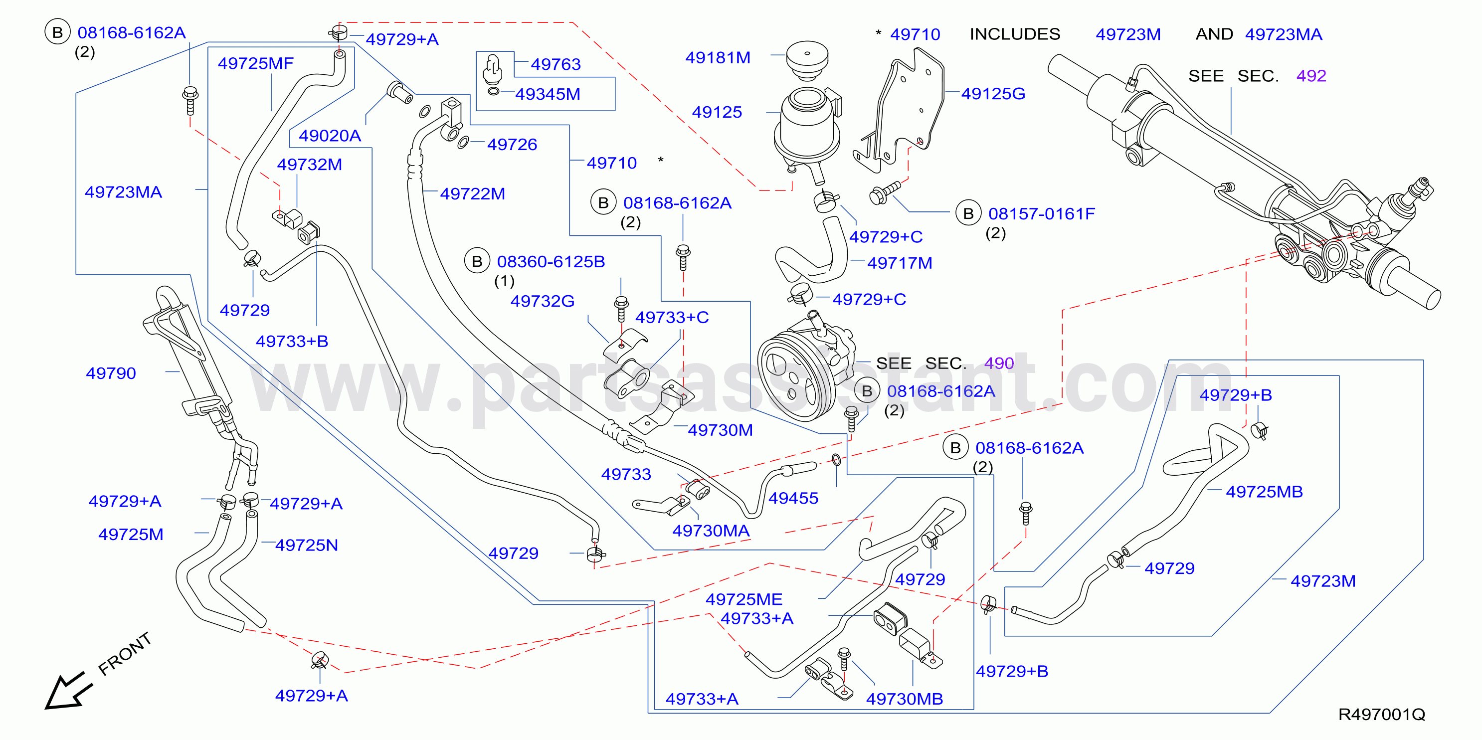 Power Steering Piping
