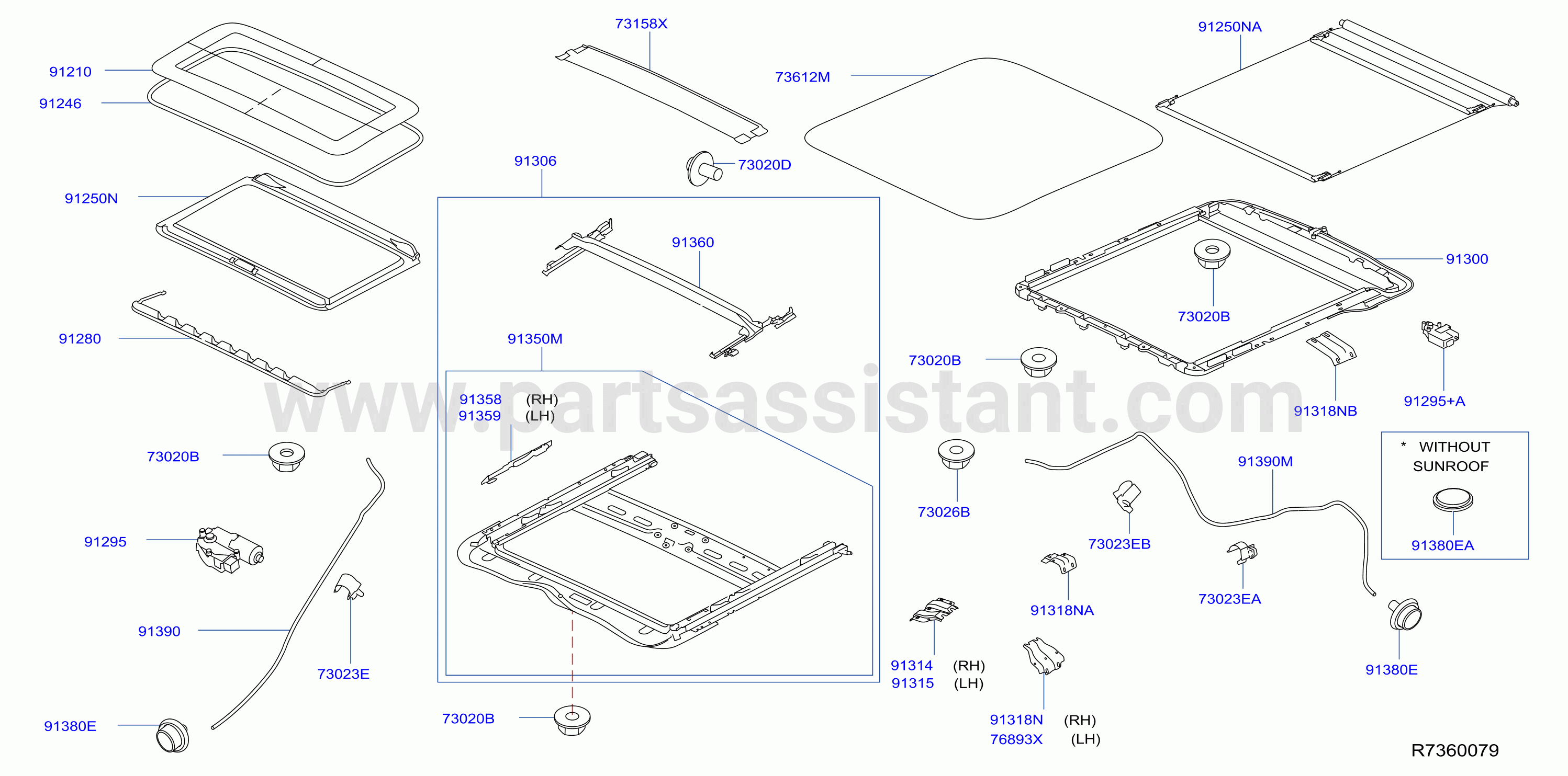 Sun Roof Parts