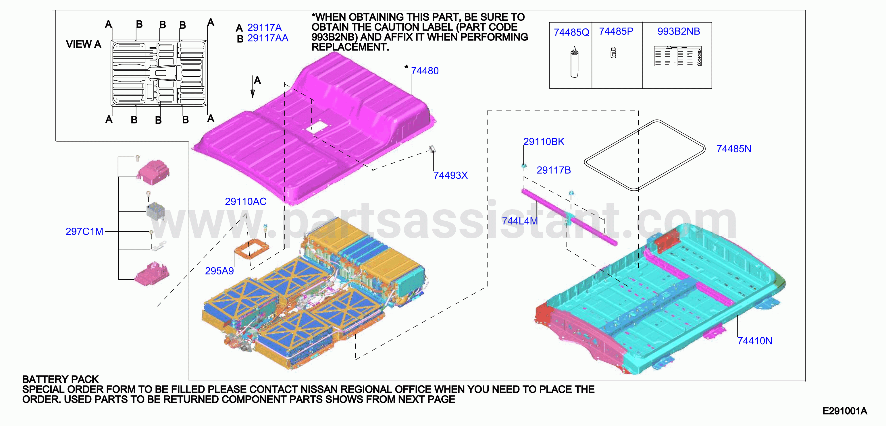 Electric Vehicle Battery 2 Battery Pack