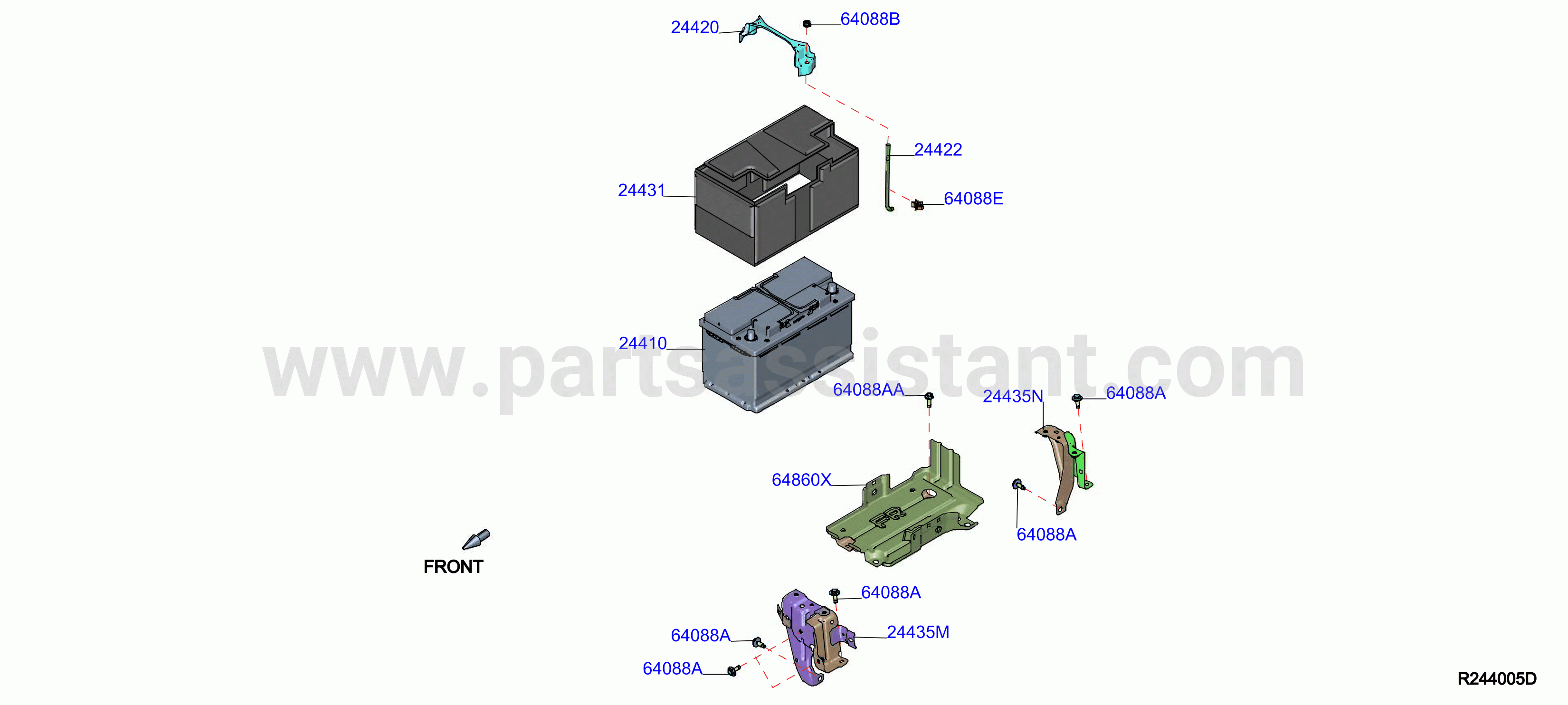 Battery Battery Mounting