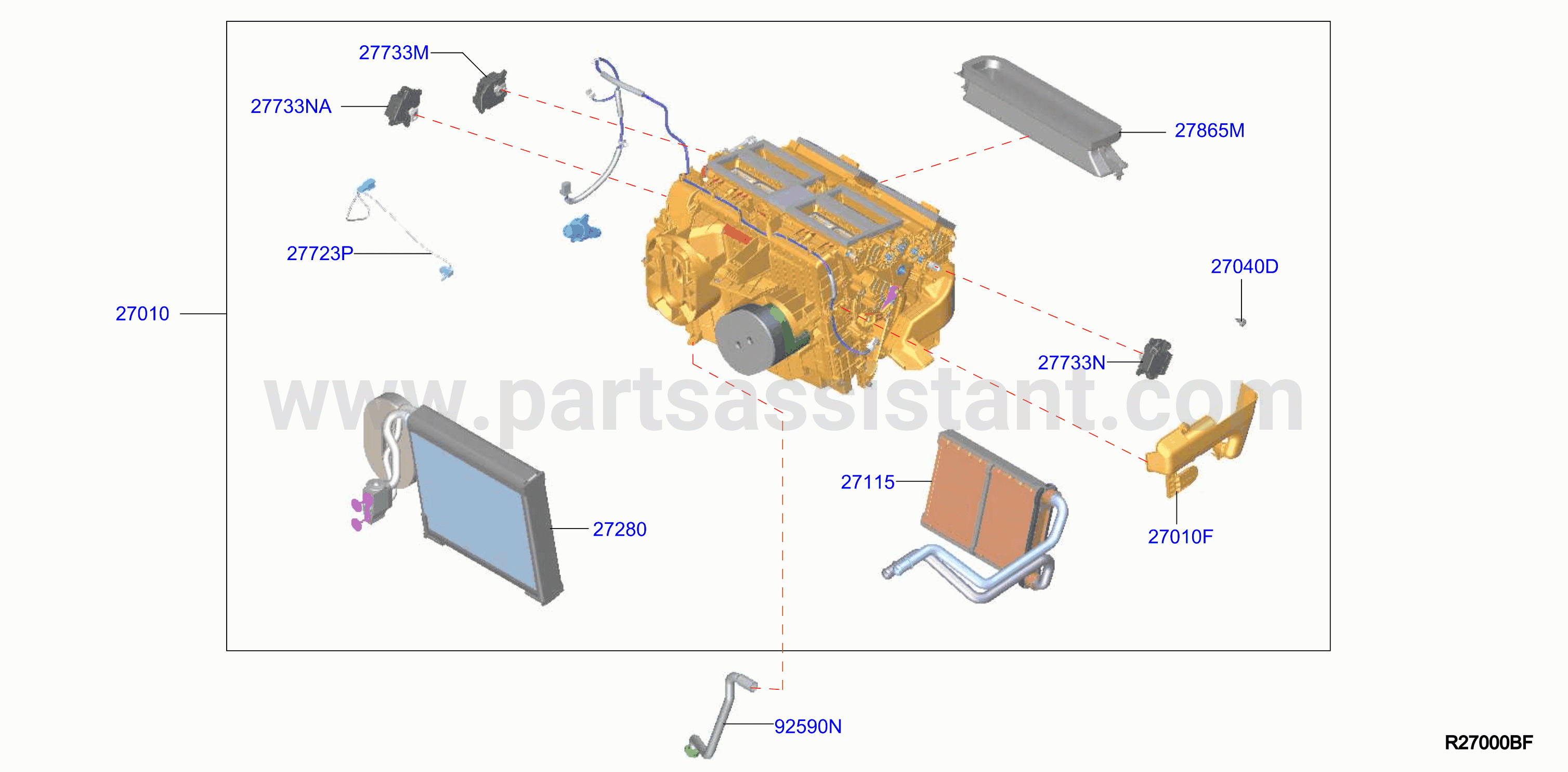 Heater Blower Unit Heater Fr