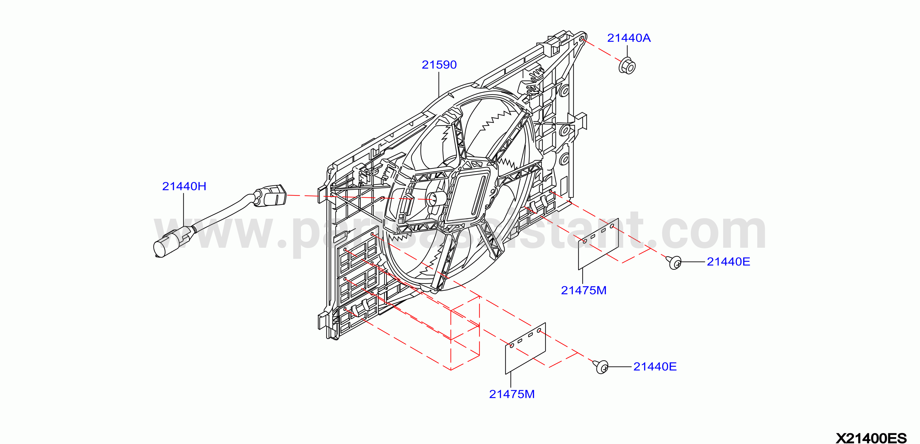 Radiator Shroud Inverter Cooling Shroud