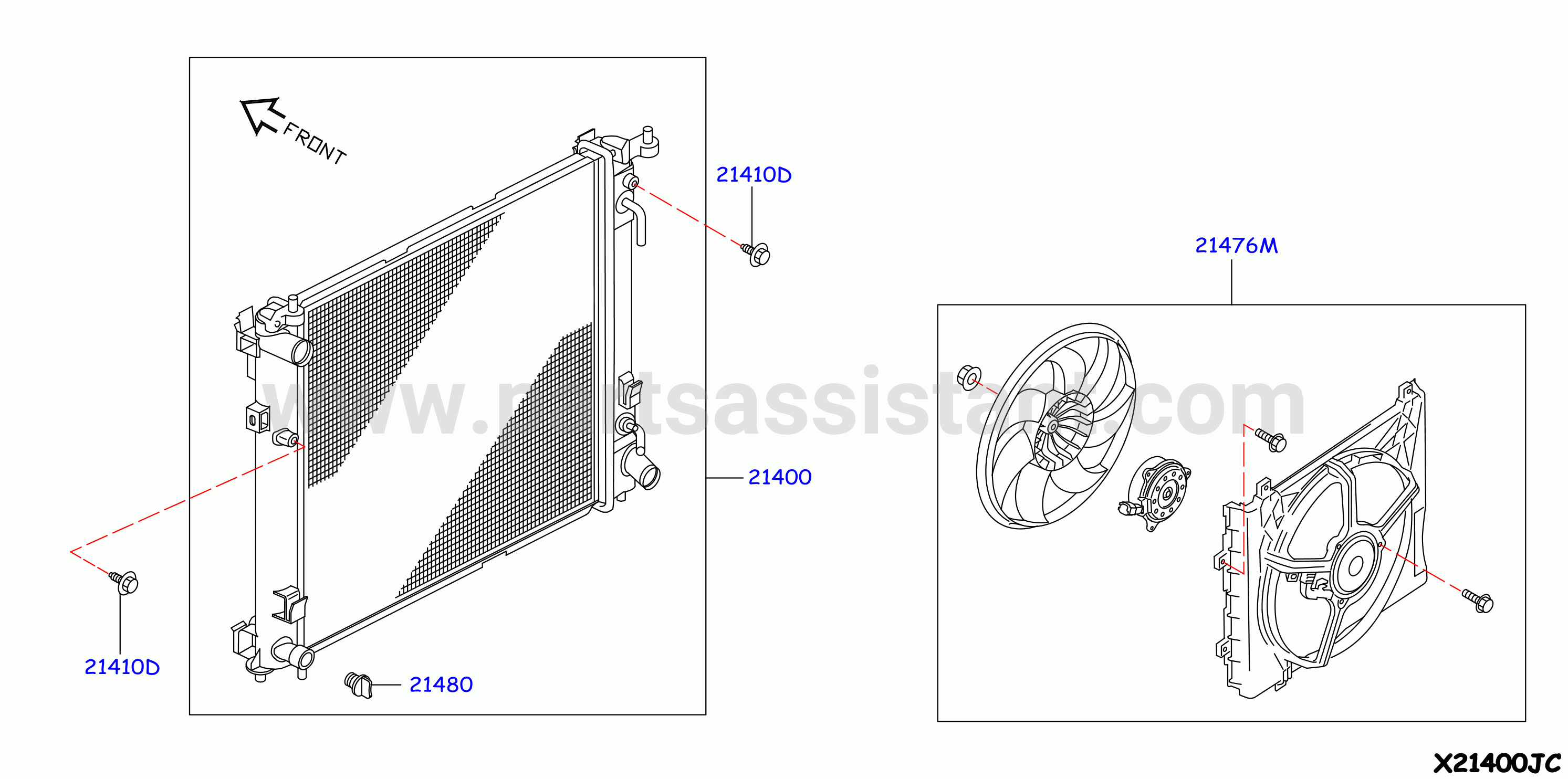 Radiator Shroud Inverter Cooling Radiator
