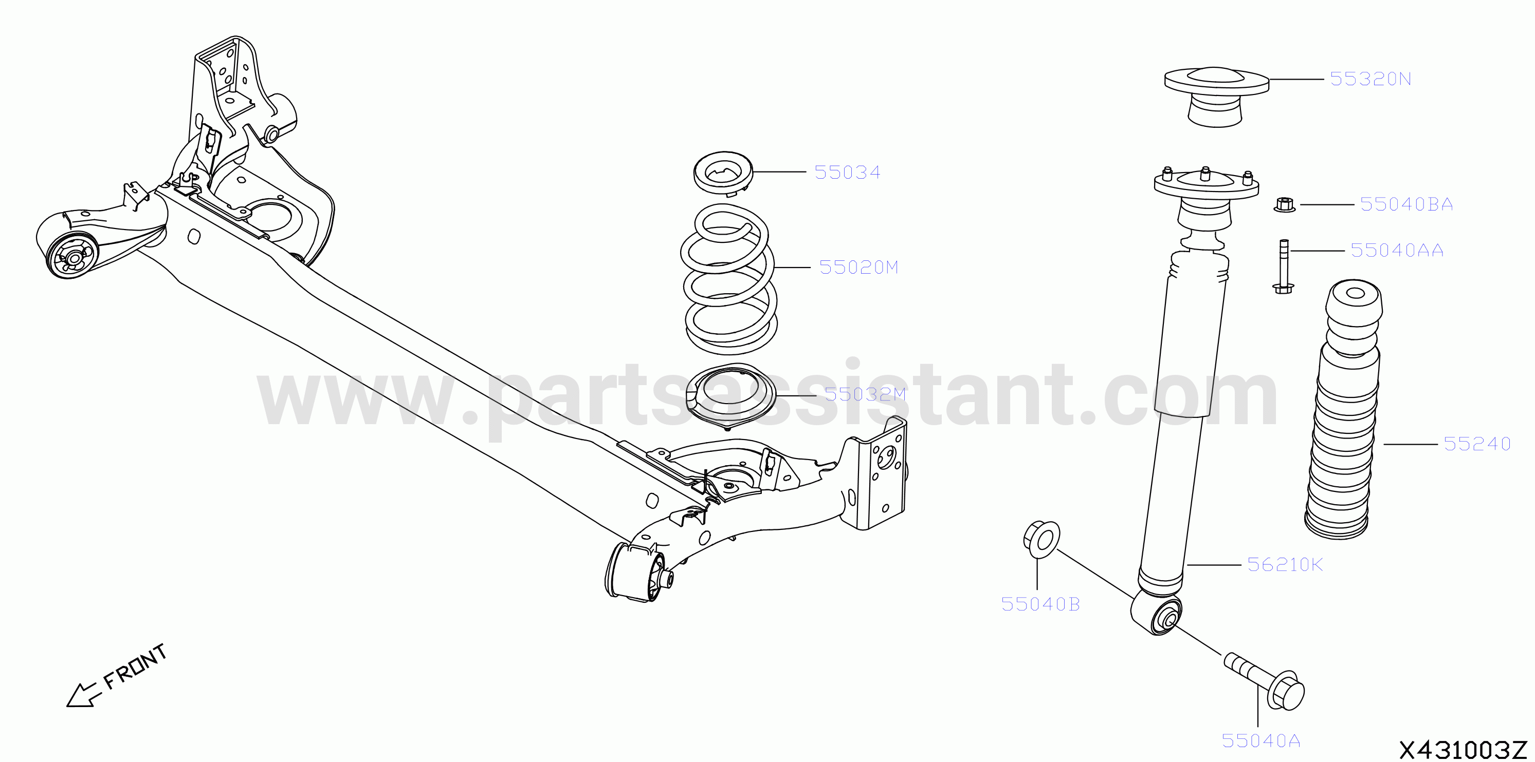 Rear Suspension Absorber