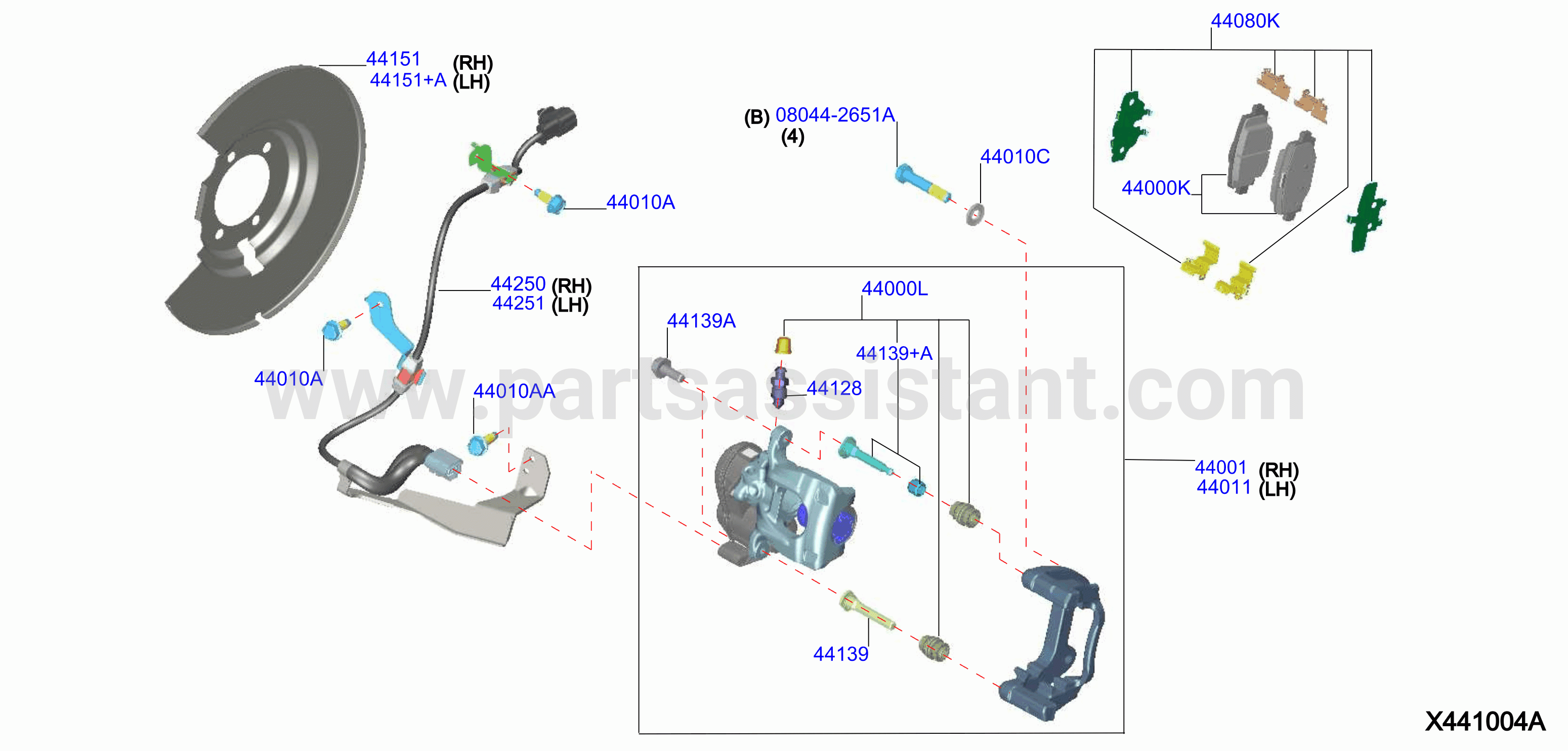 Rear Brake Disc Brake Drum Brake