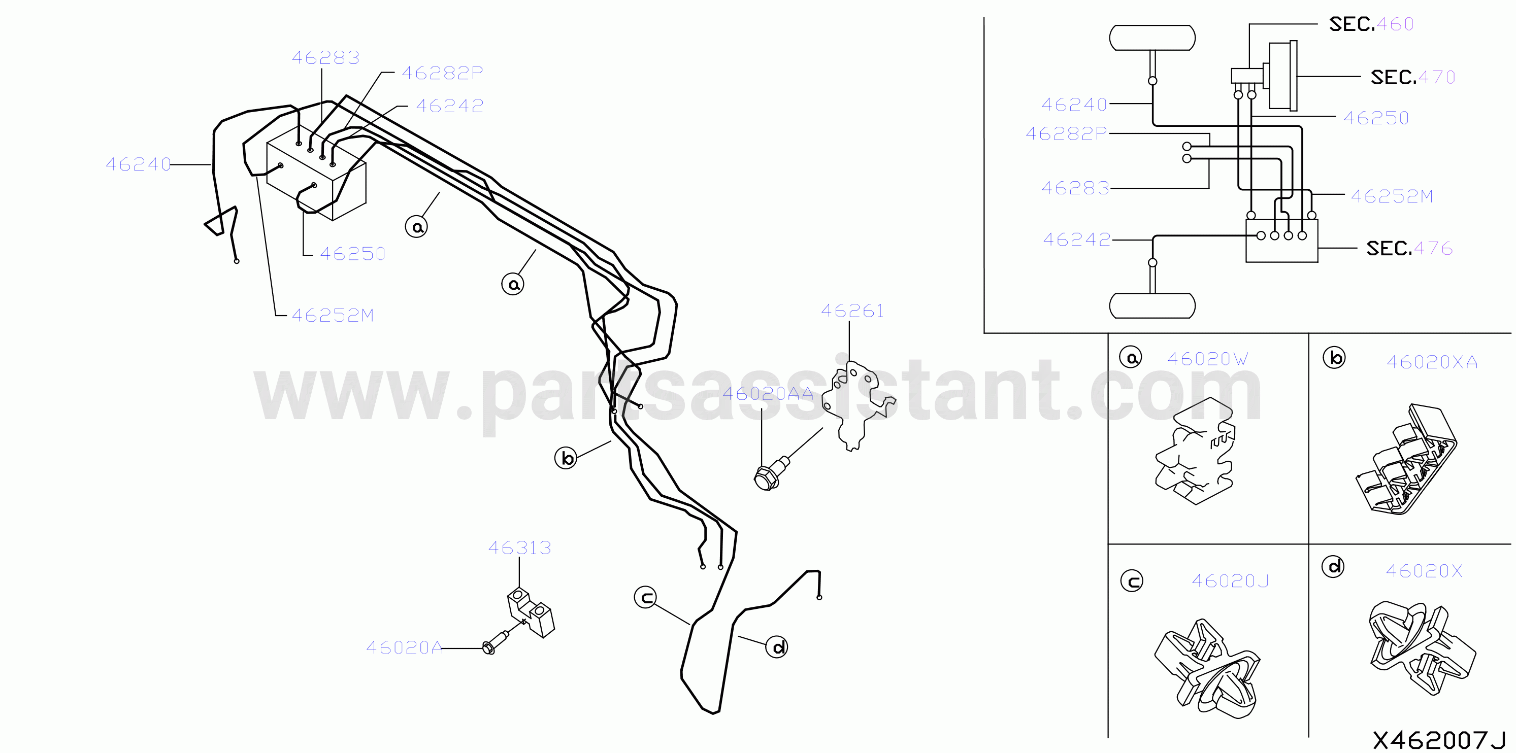 Brake Piping Control Clamp Insulator